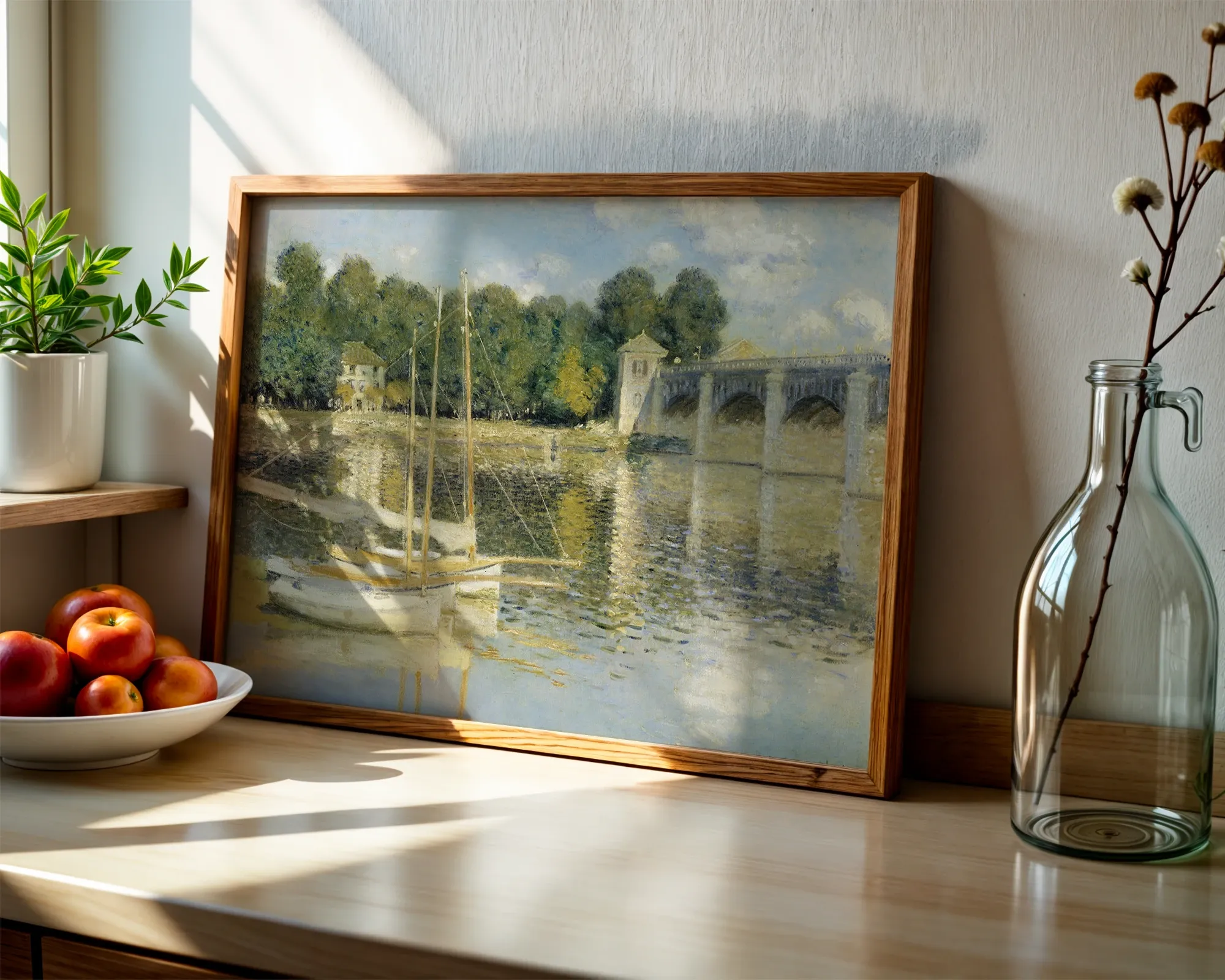 The Bridge at Argenteuil — Print edition, room view 6