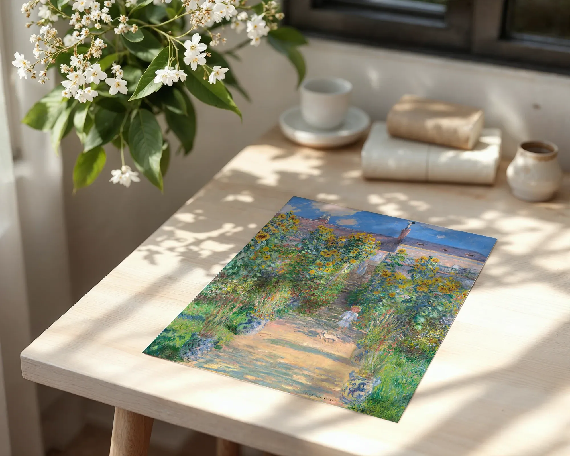 The Artist's Garden at Vétheuil — Print edition, room view 6