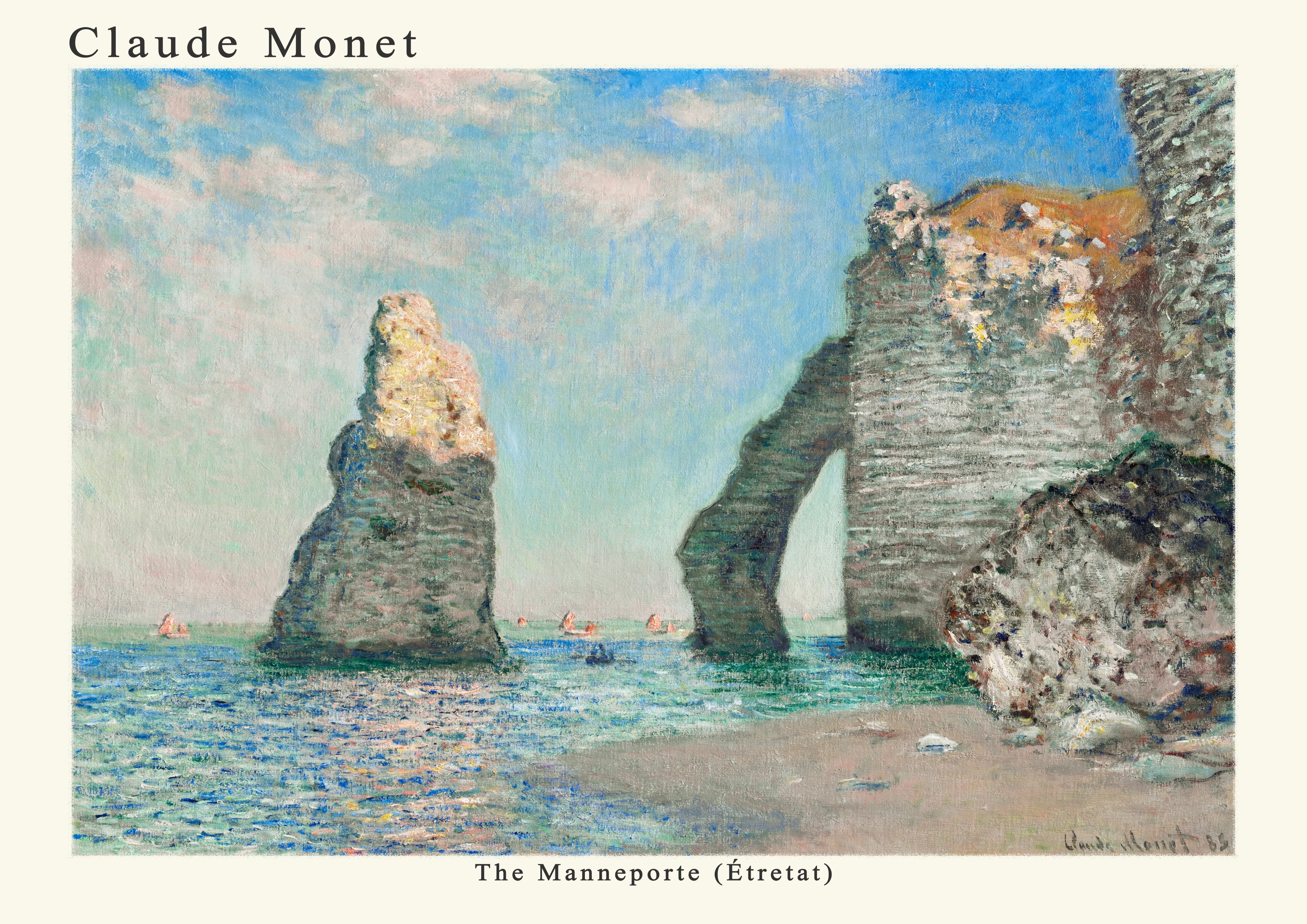 The Manneporte (Étretat) — Poster edition