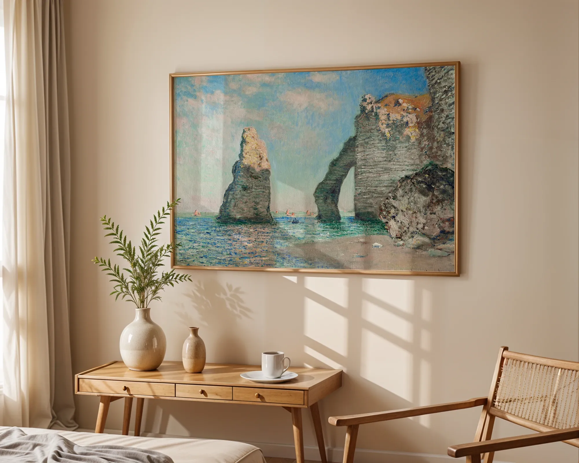 The Manneporte (Étretat) — Print edition, room view 1