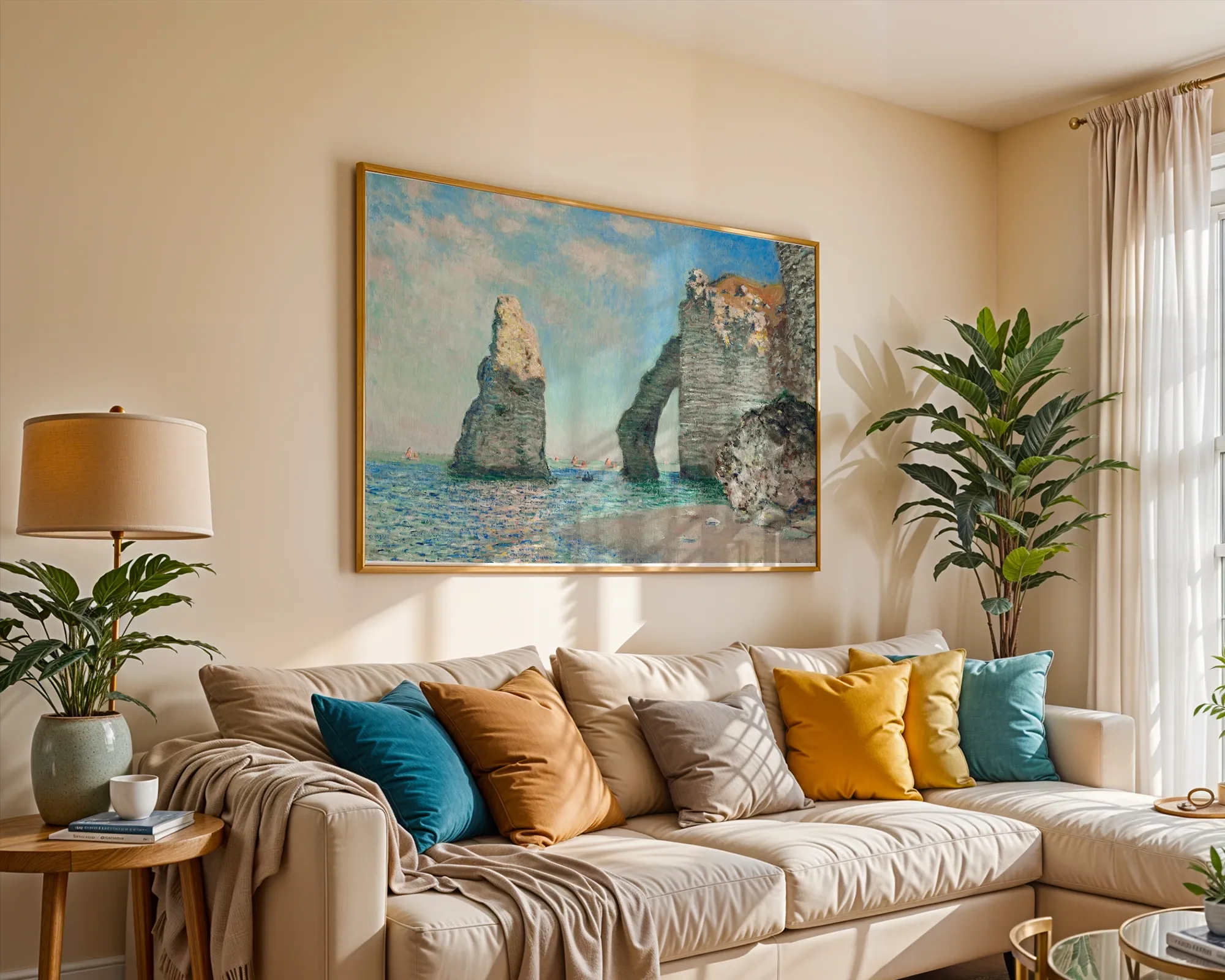 The Manneporte (Étretat) — Print edition, room view 2