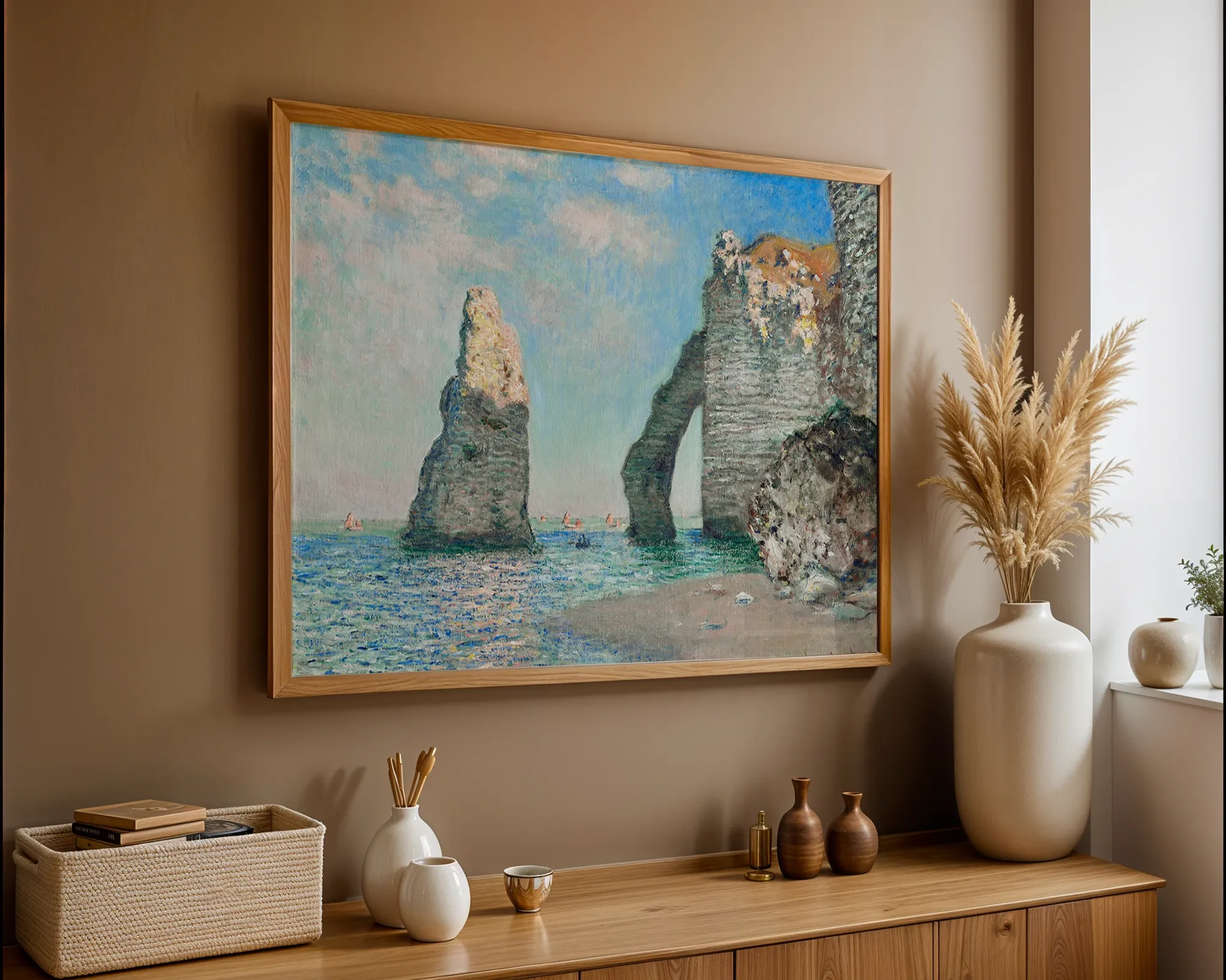 The Manneporte (Étretat) — Print edition, room view 5
