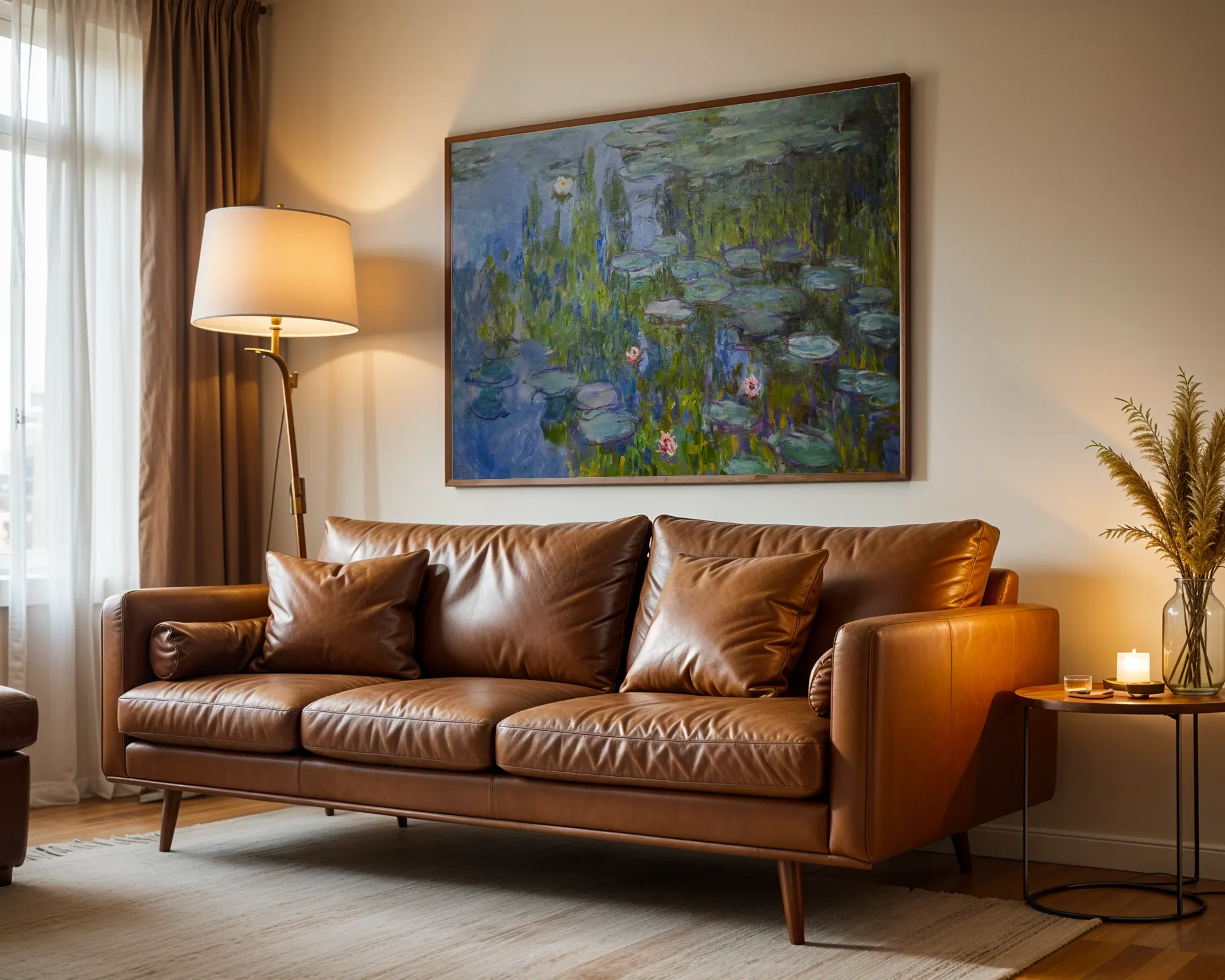 Water Lilies — Print edition, room view 3