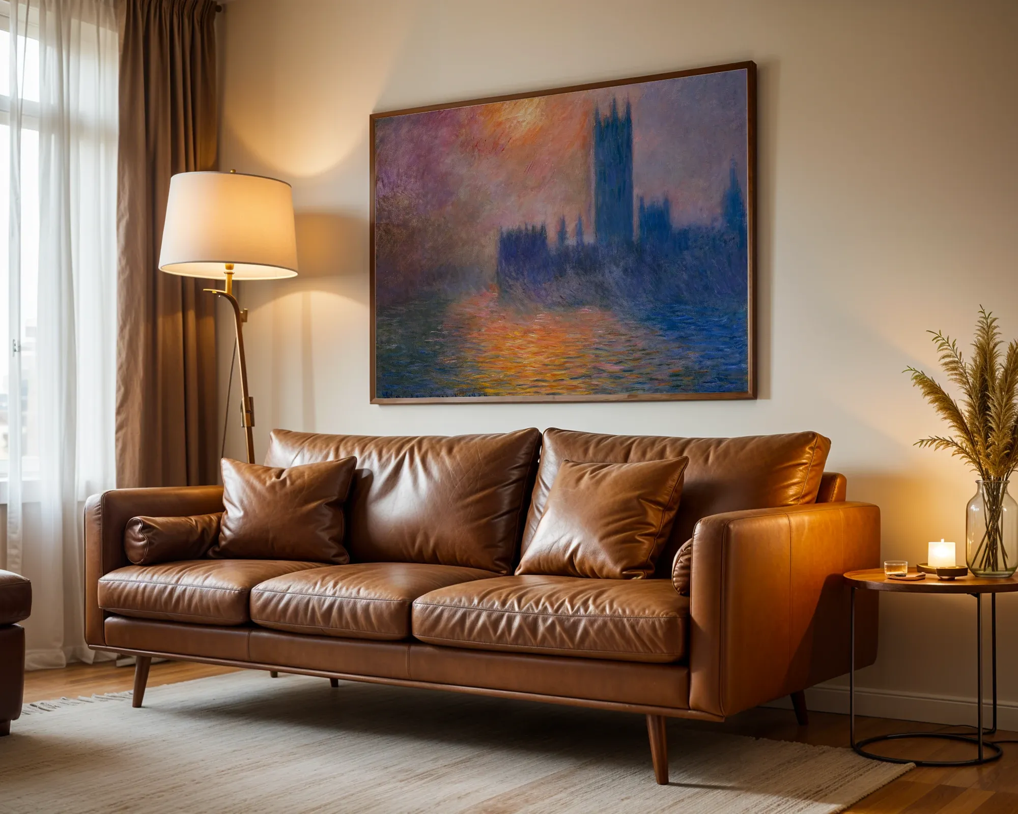 Houses of Parliament, Sunset — Print edition, room view 3