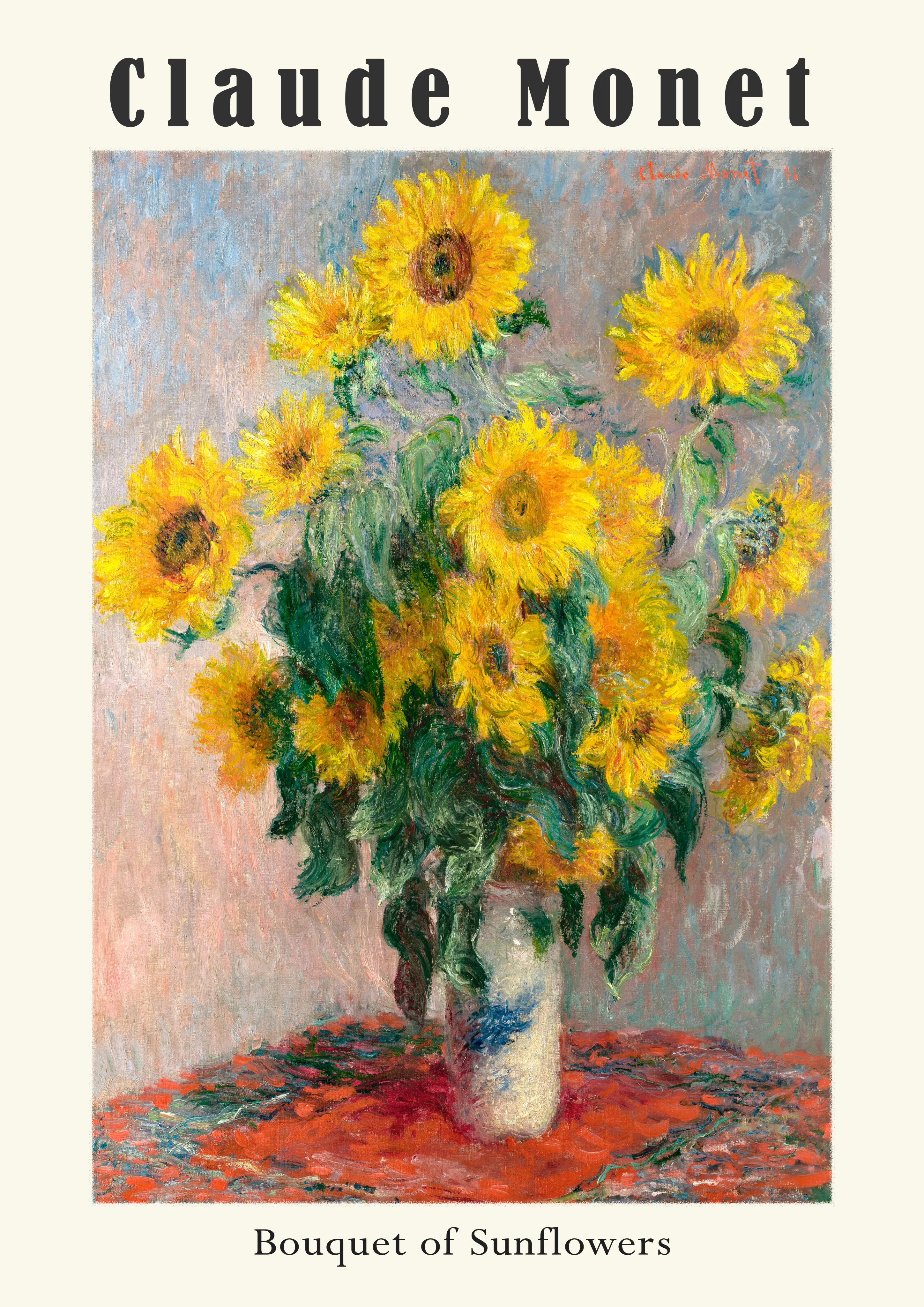 Bouquet of Sunflowers — Poster edition
