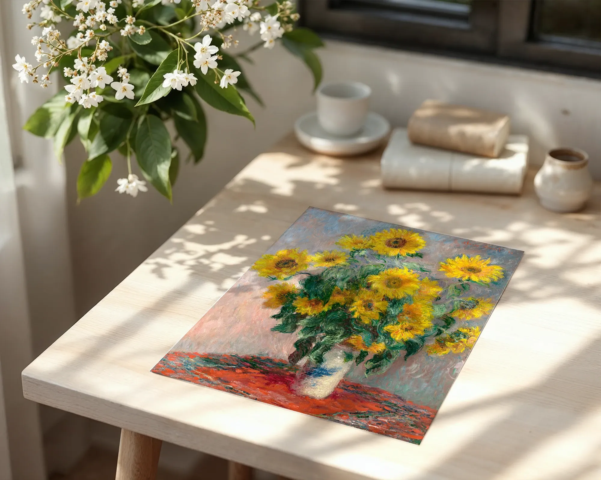 Bouquet of Sunflowers — Print edition, room view 6