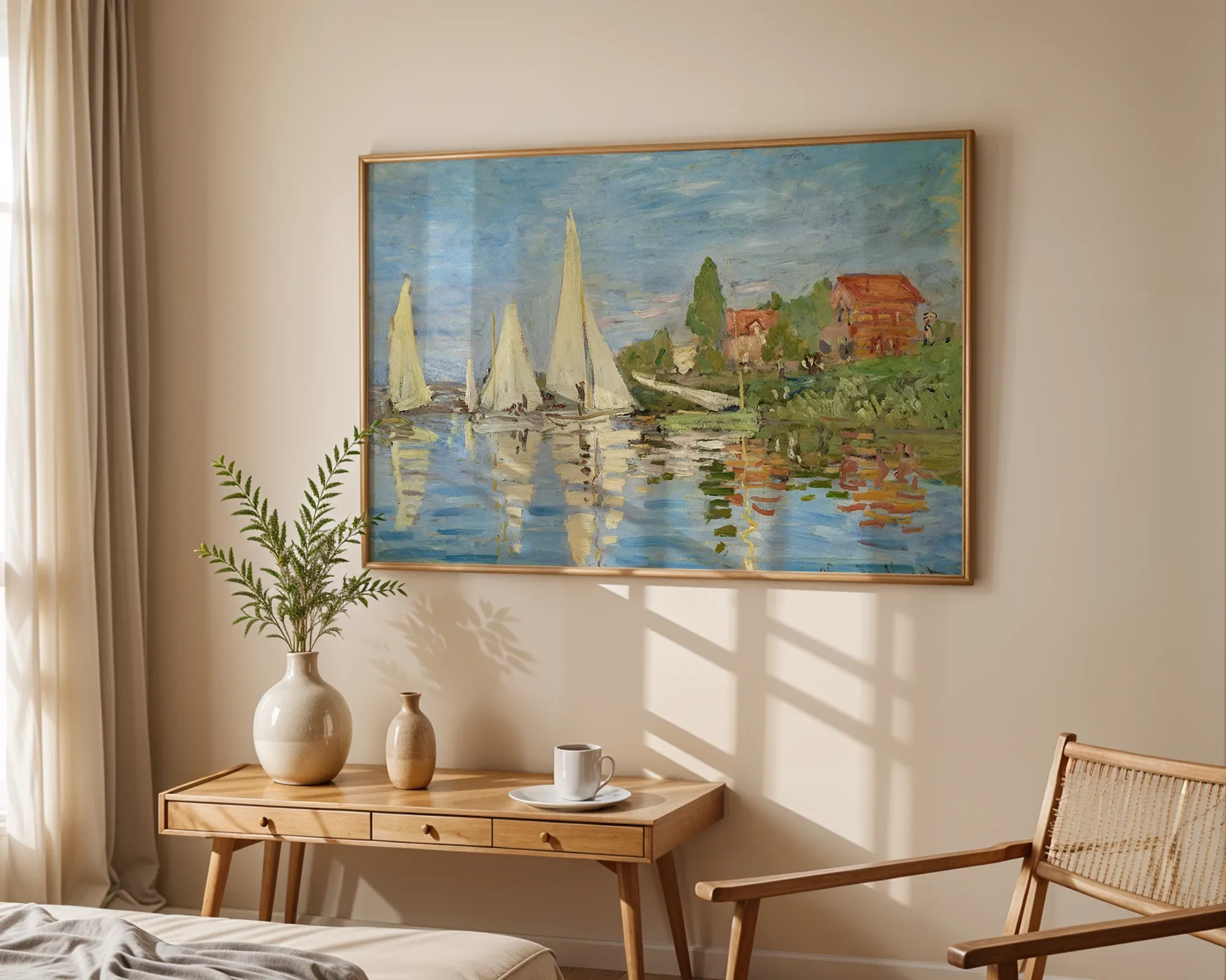Regatta at Argenteuil — Print edition, room view 1