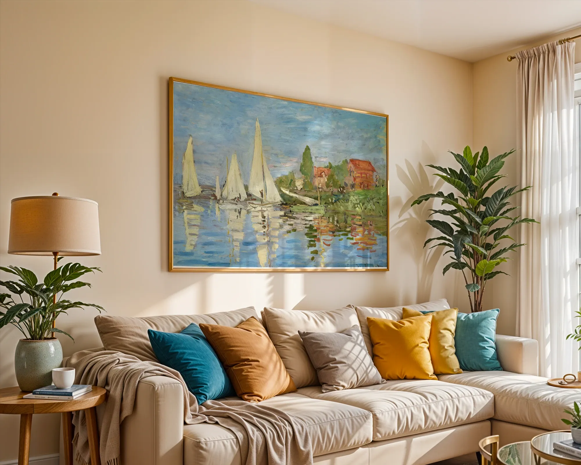Regatta at Argenteuil — Print edition, room view 2