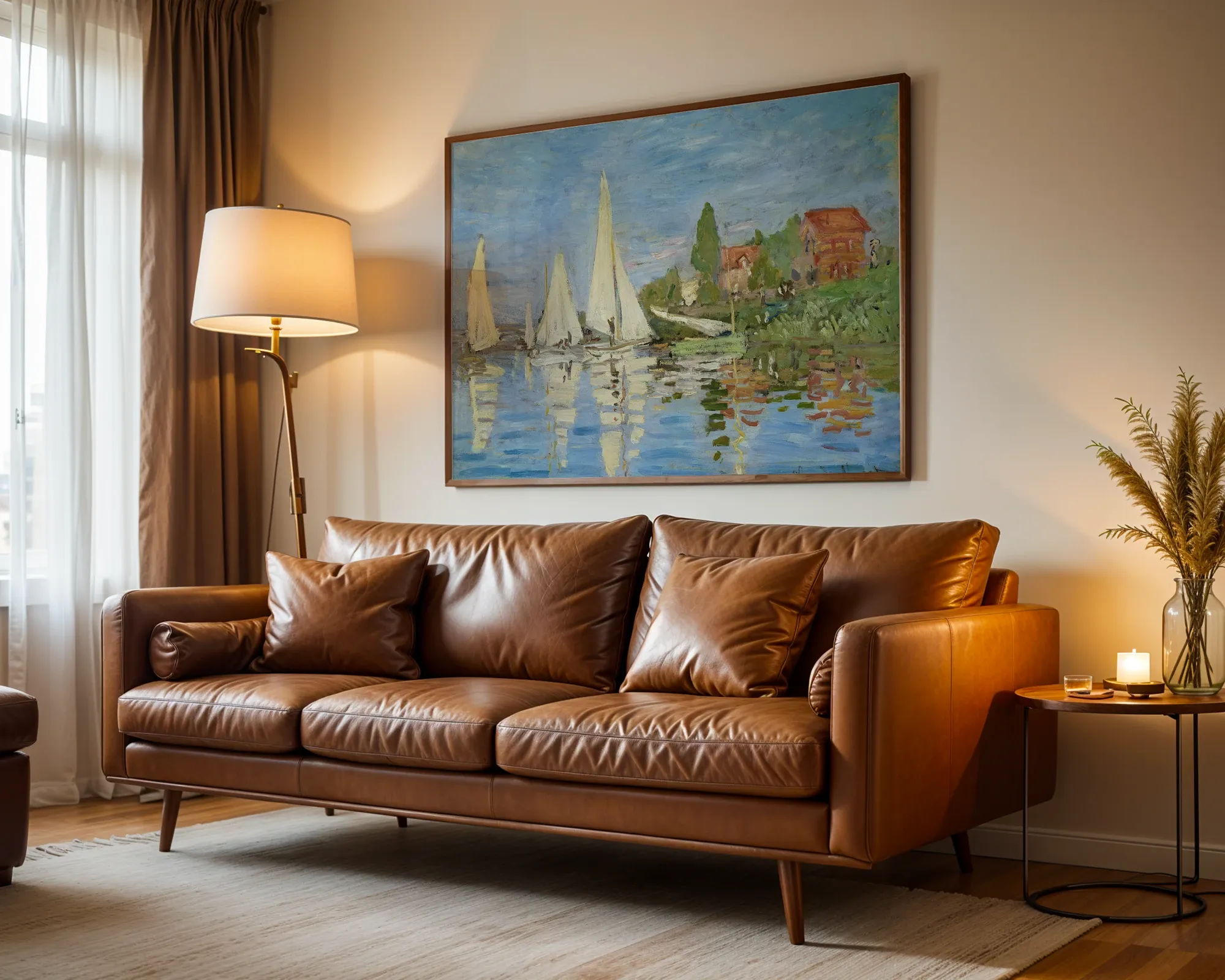 Regatta at Argenteuil — Print edition, room view 3