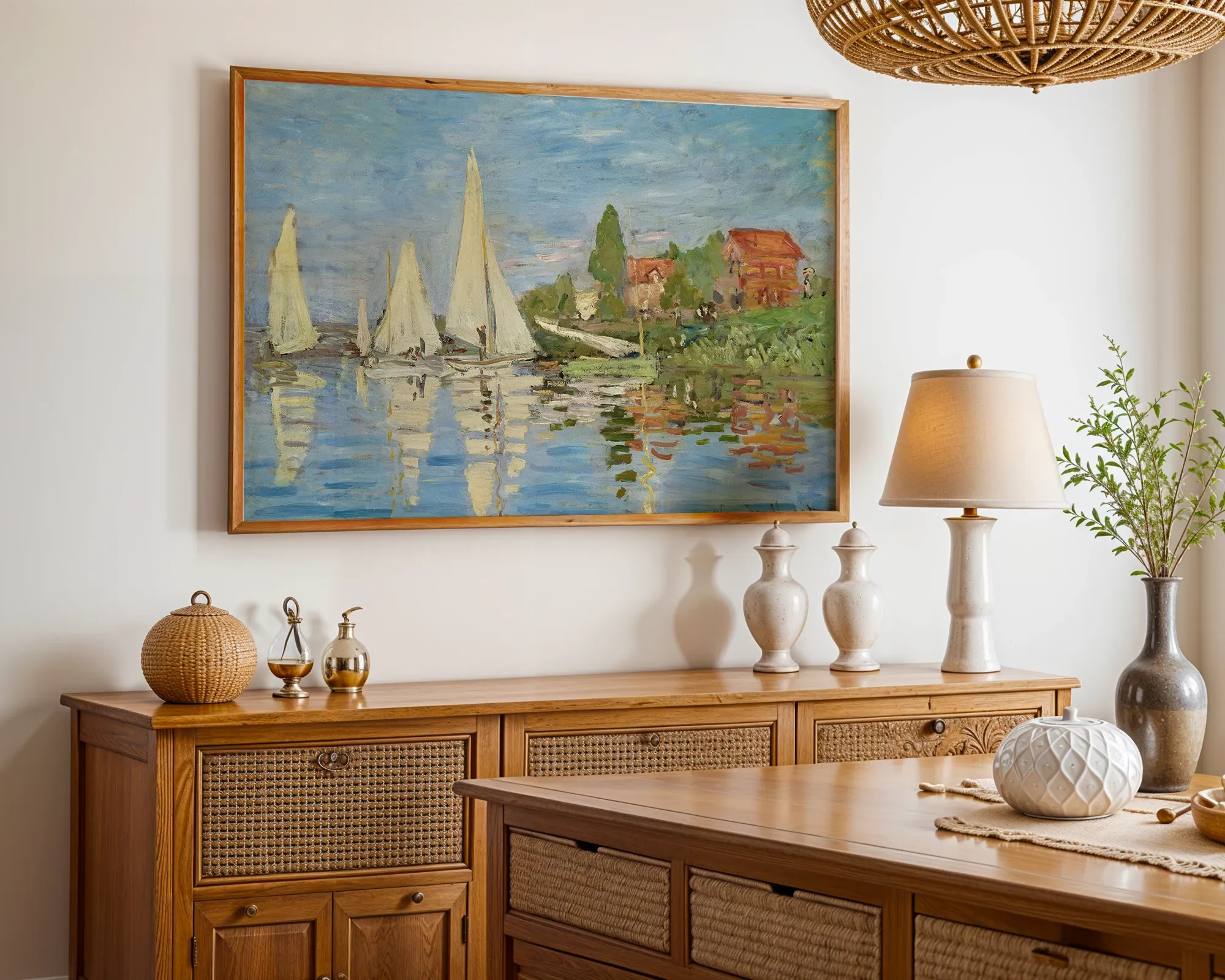 Regatta at Argenteuil — Print edition, room view 4