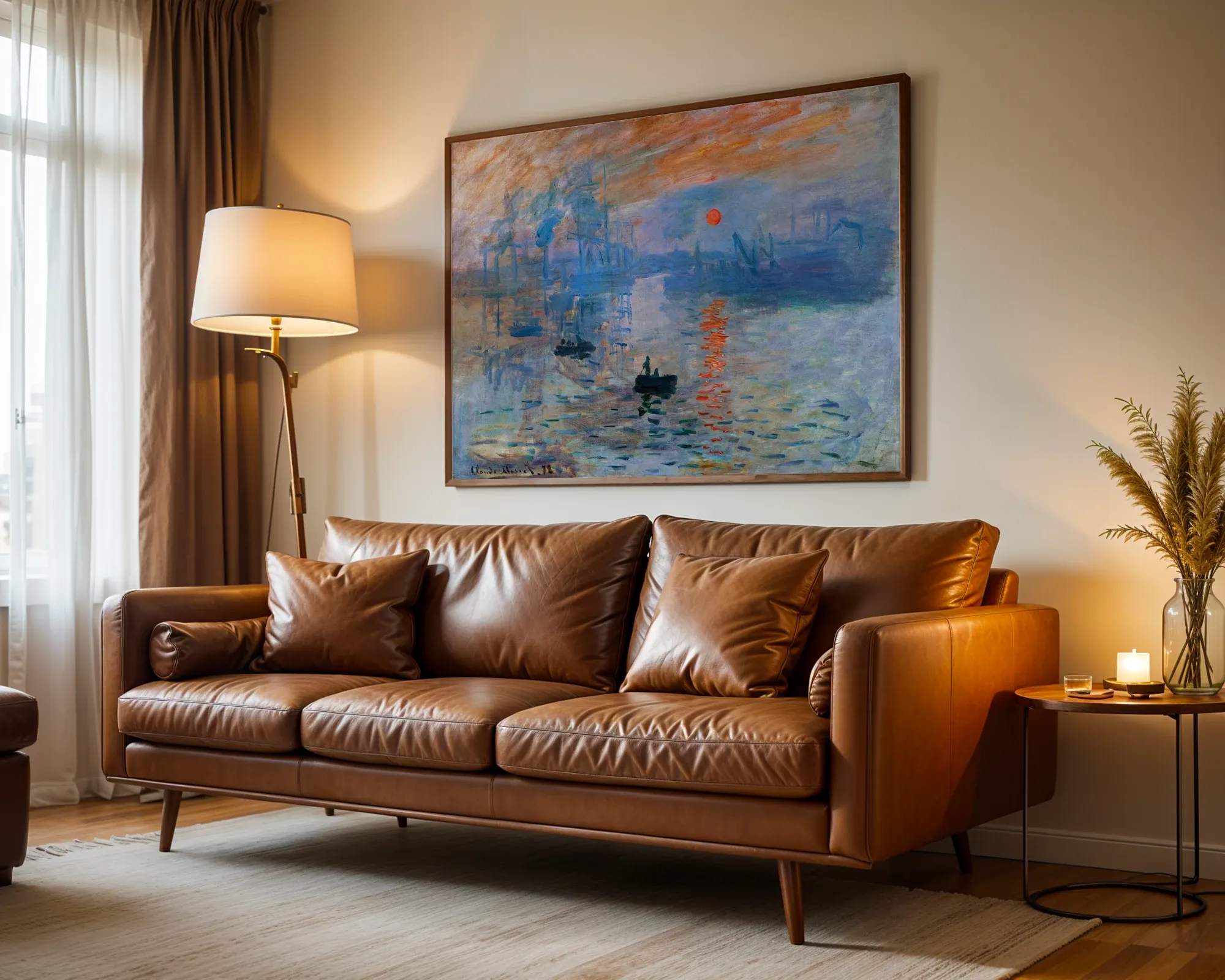Impression, Sunrise — Print edition, room view 3