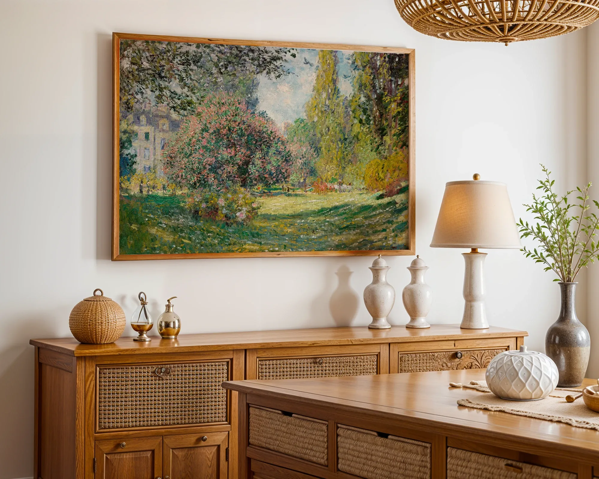 Springtime in the Parc Monceau — Print edition, room view 4