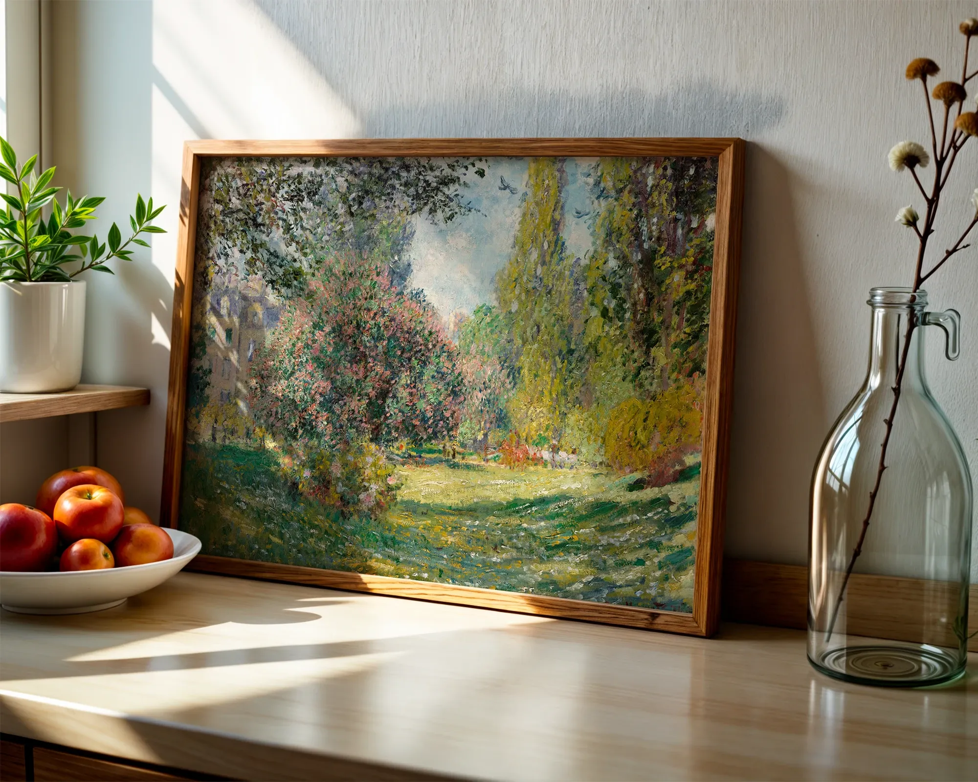 Springtime in the Parc Monceau — Print edition, room view 6
