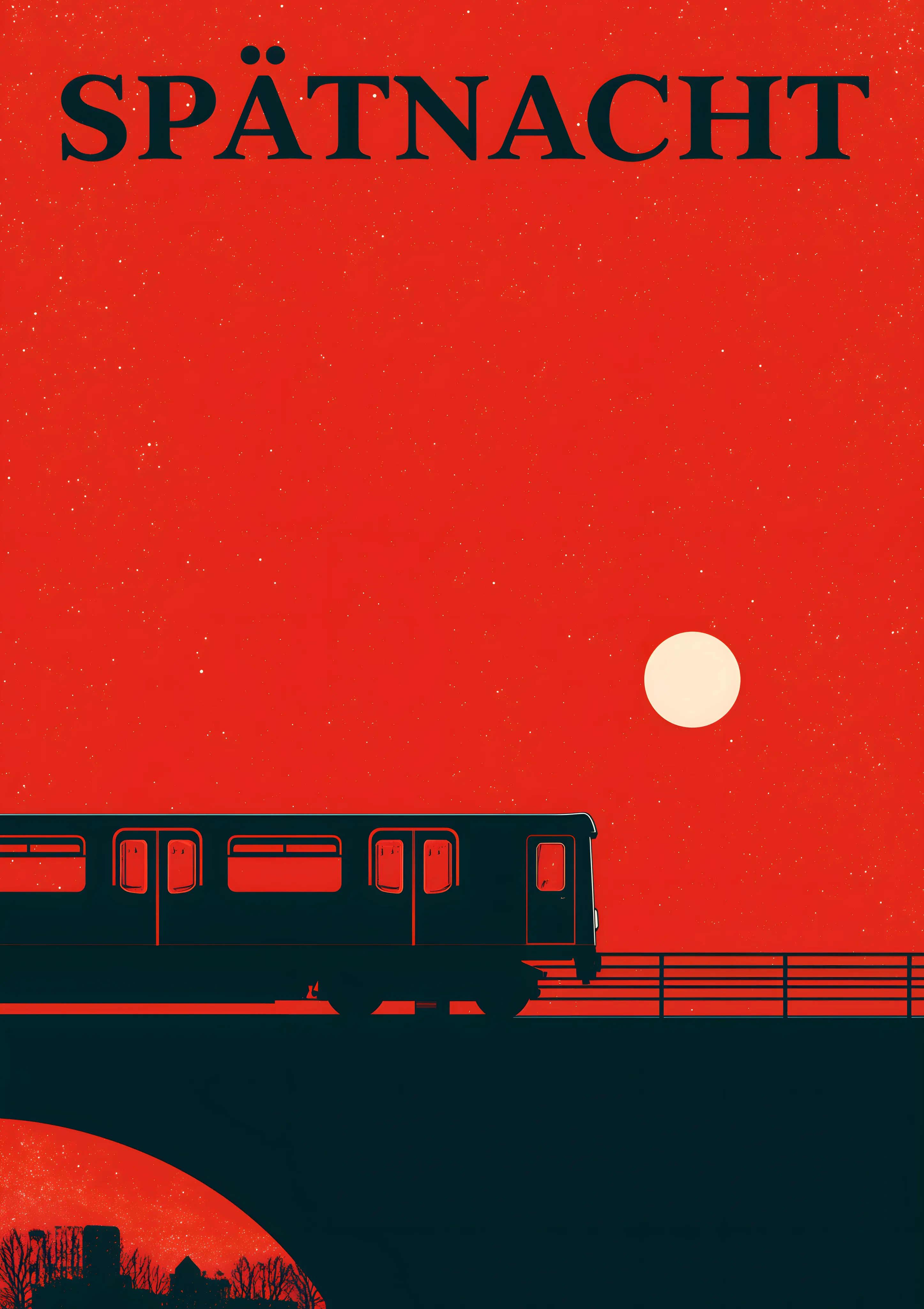 Spätnacht Night Train — Exclusive 2 art print