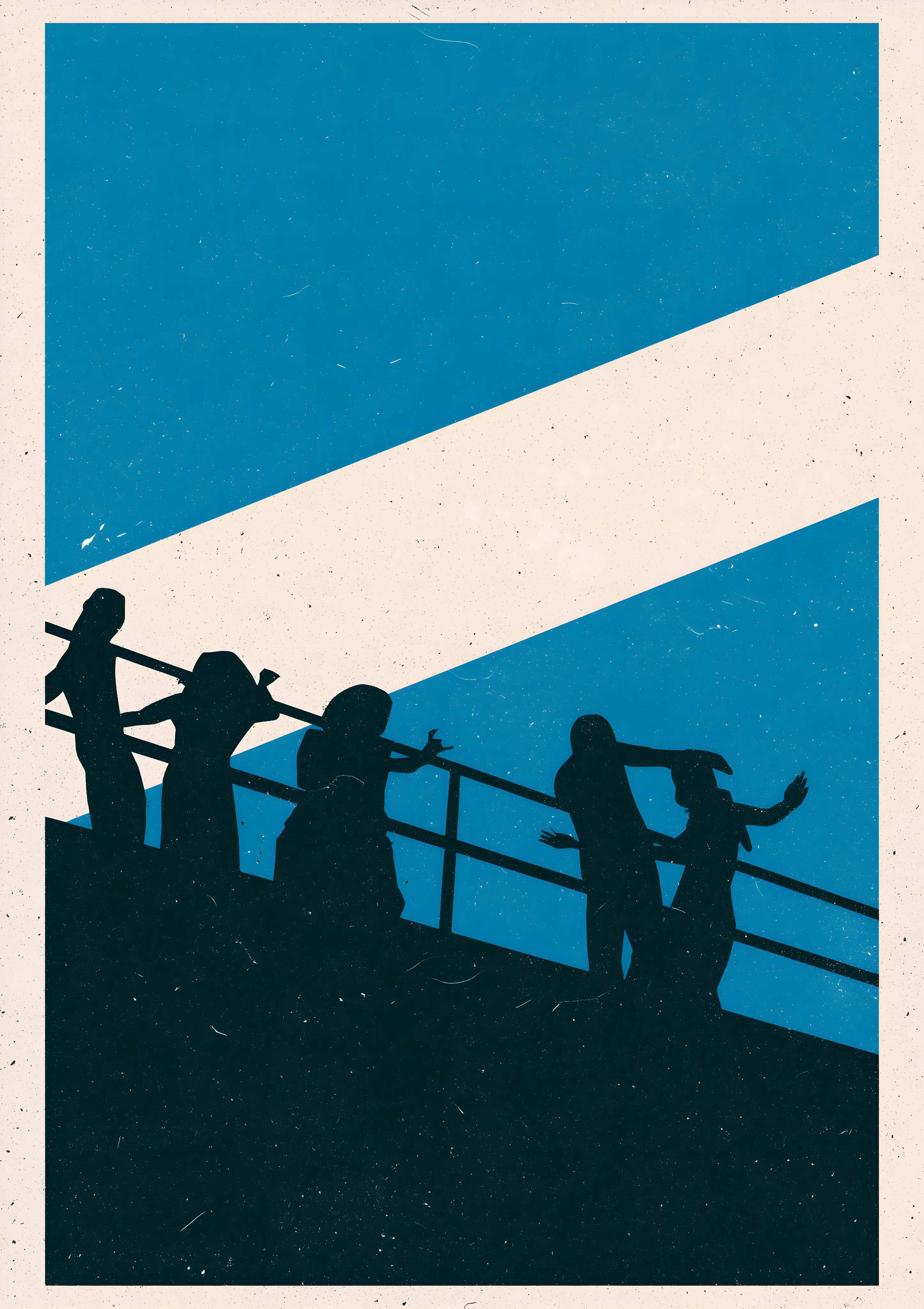 Silhouettes on the Deck — Exclusive 2 art print