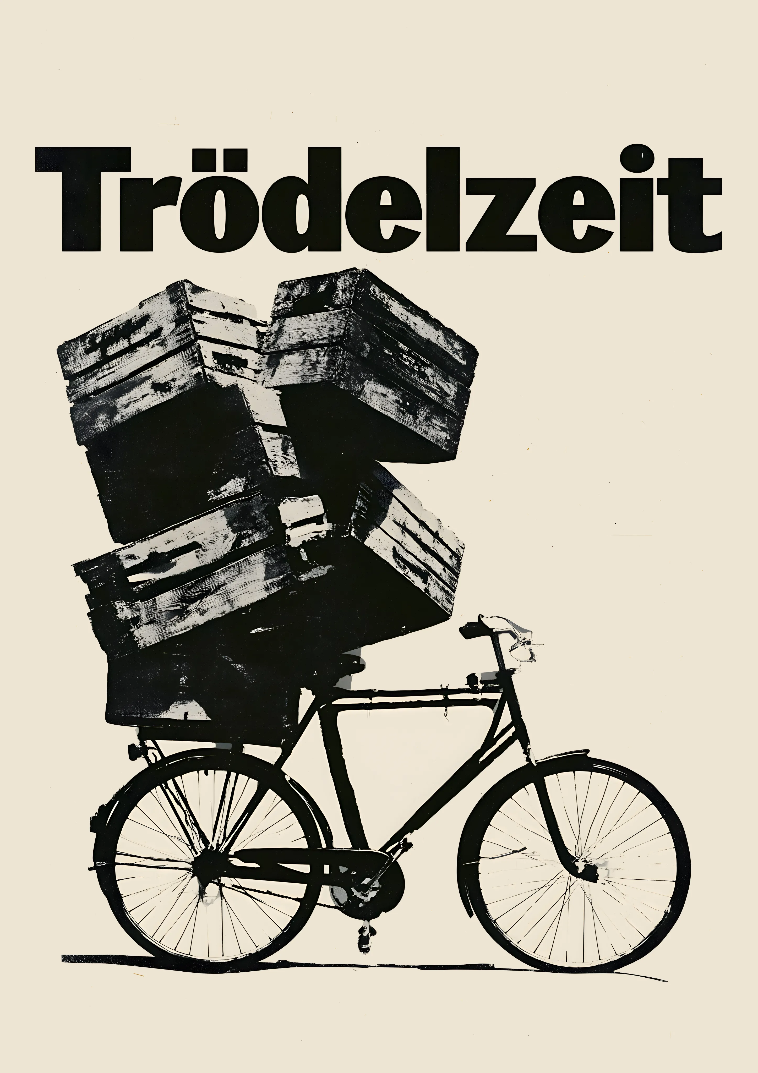 Trödelzeit Bicycle Print — Exclusive 2 art print