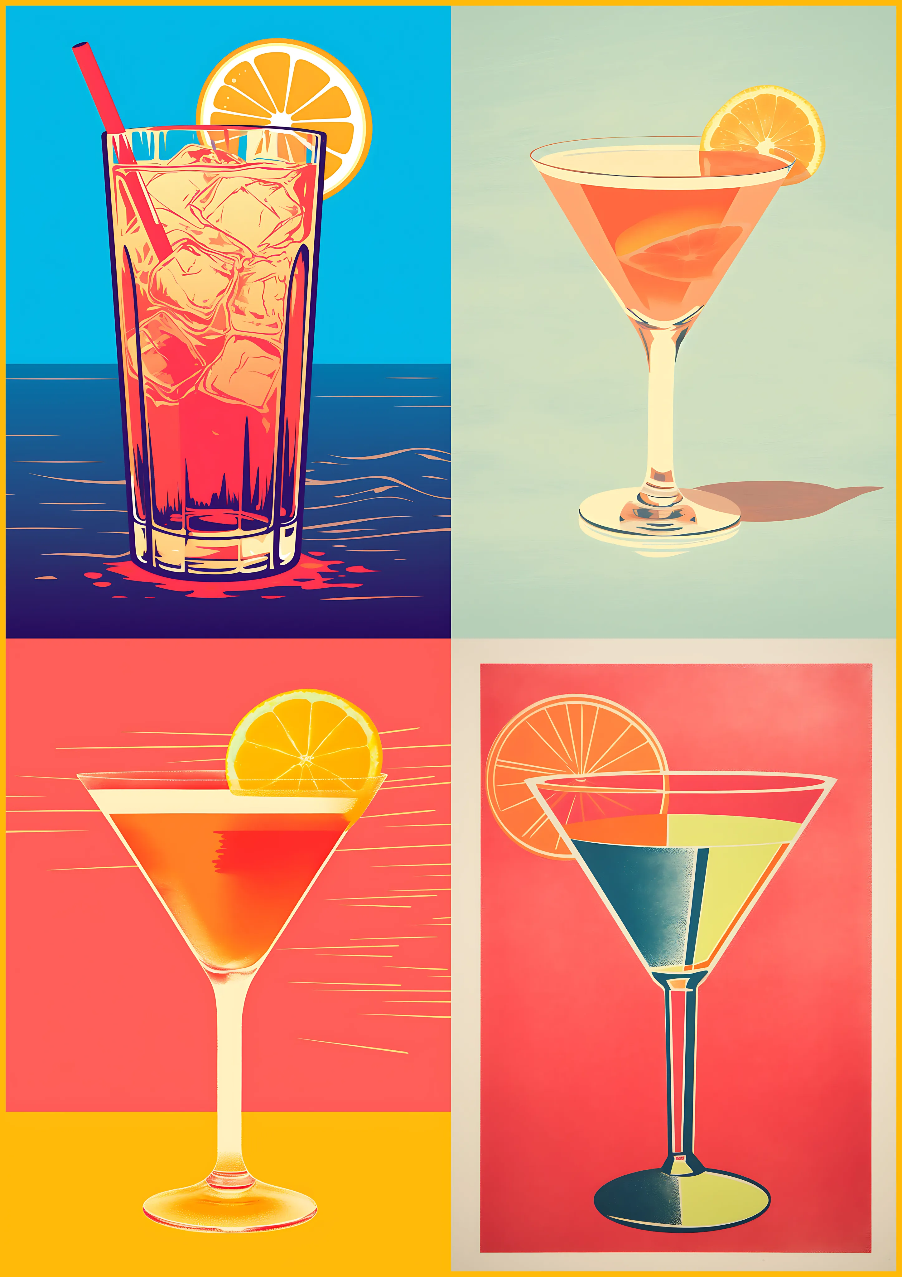 Vibrant Cocktail Study — Exclusive 2 art print