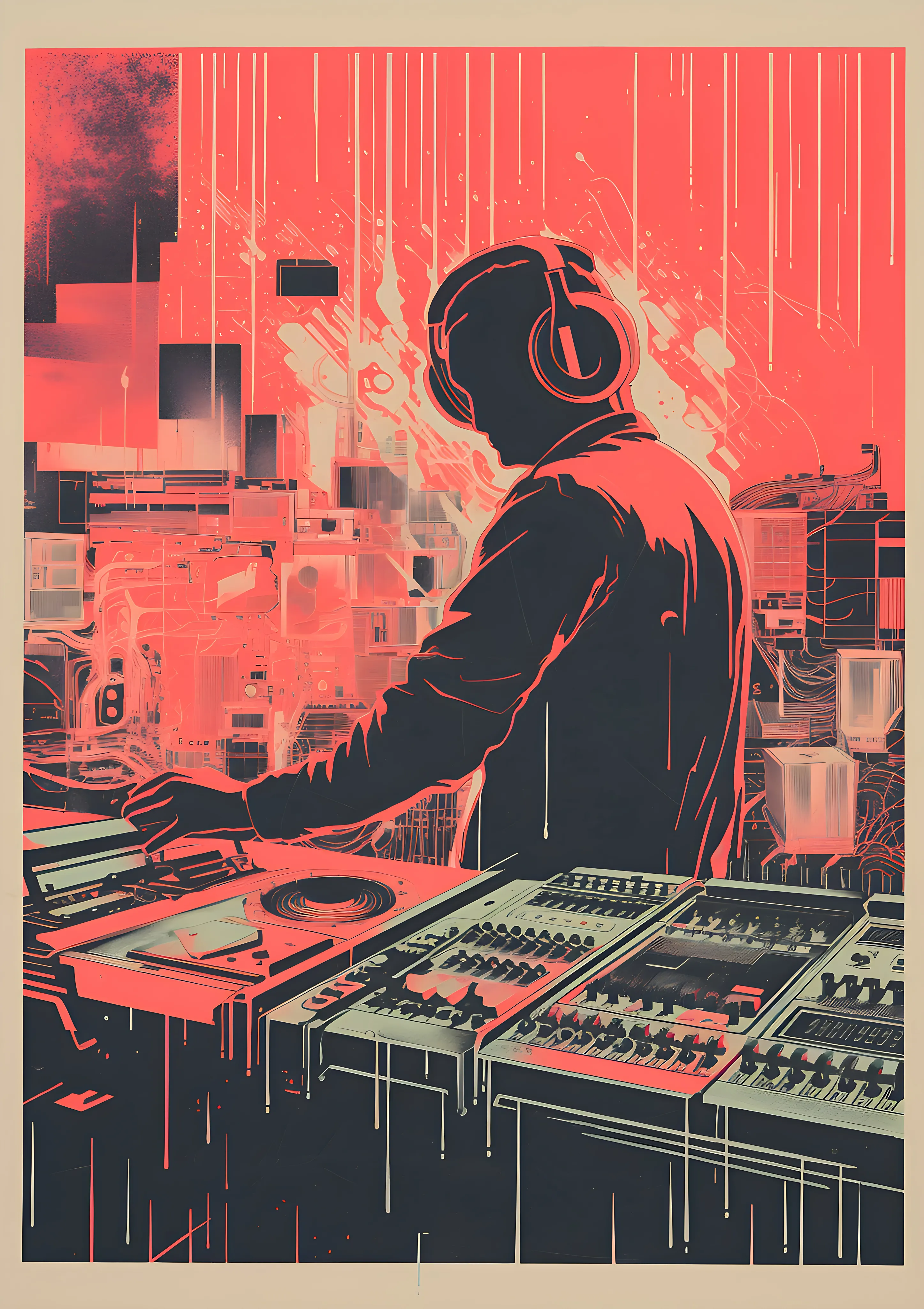 Rhythm in Red — Exclusive 2 art print