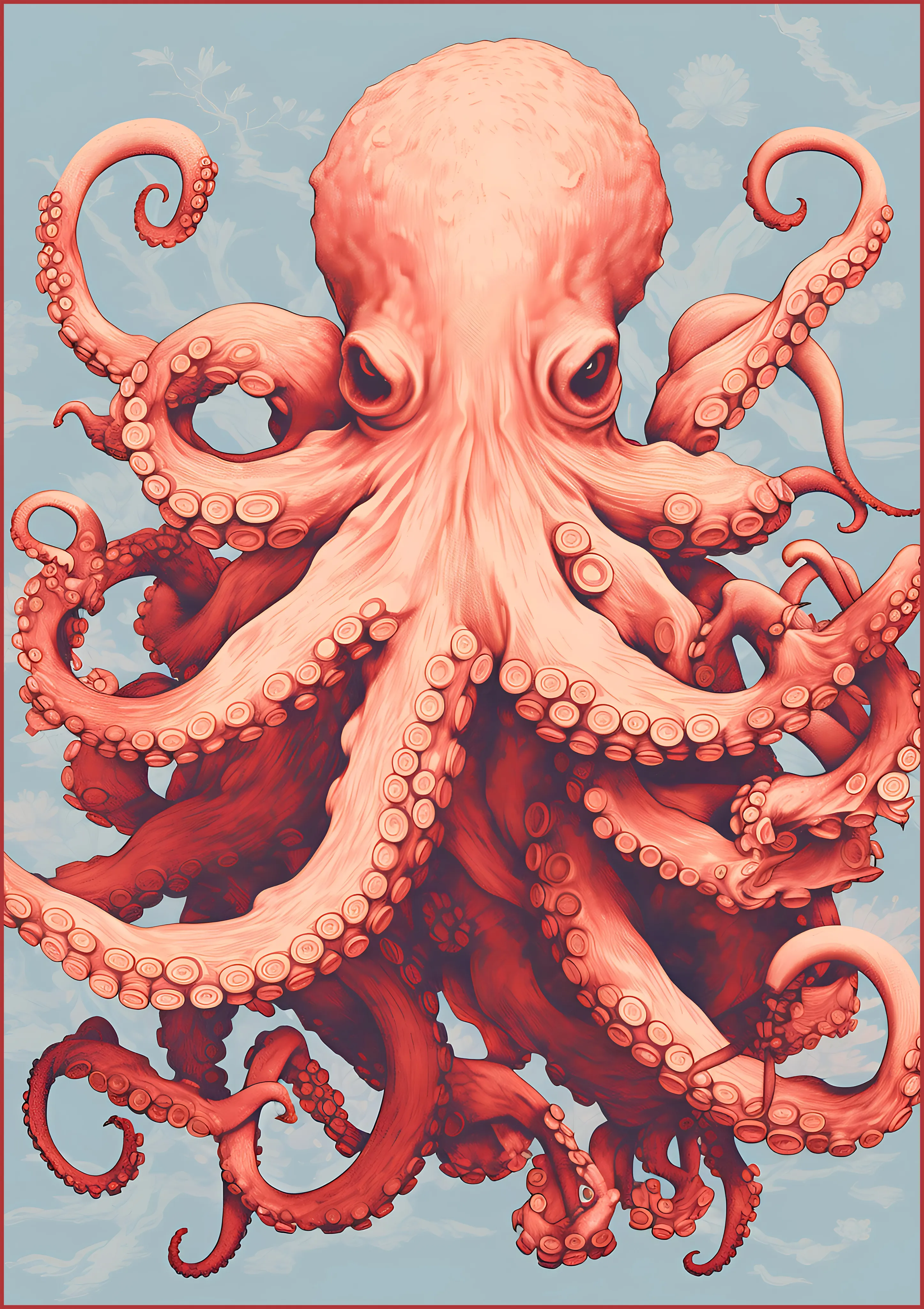 The Coral Octopus — Exclusive 2 art print
