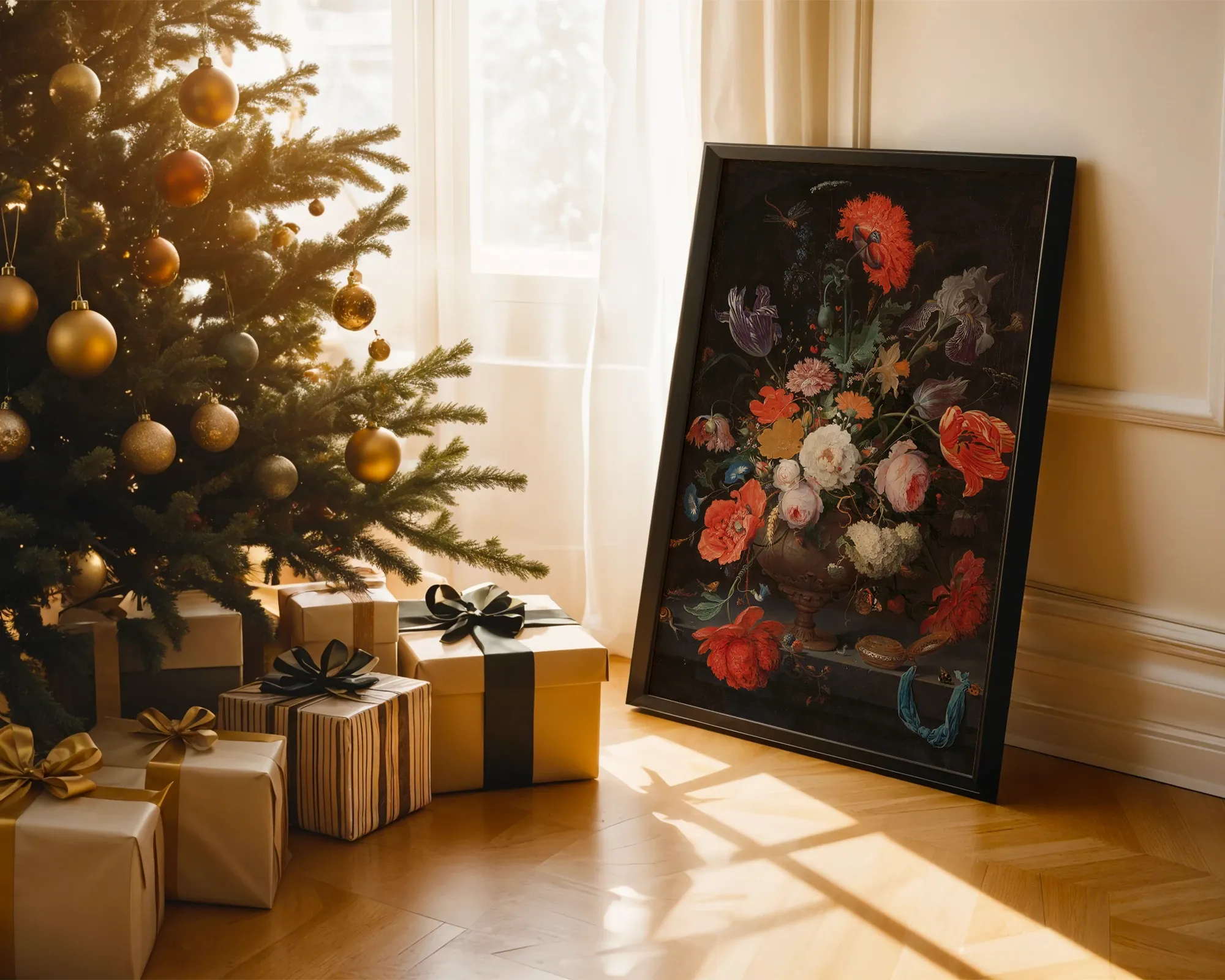 Still Life with Flowers and a Watch — room view 2