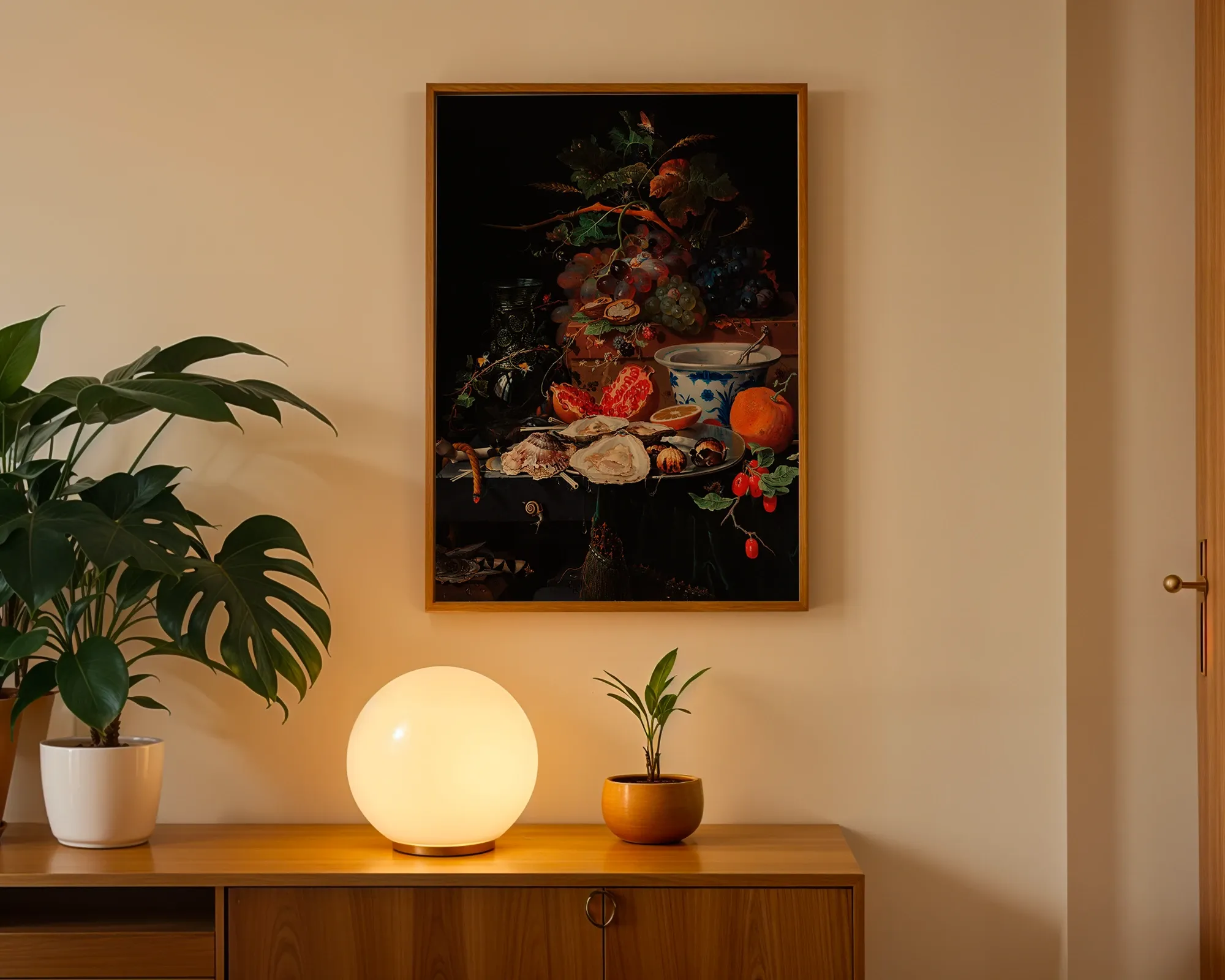 Still Life with Fruit, Oysters and a Porcelain Bowl — room view 3