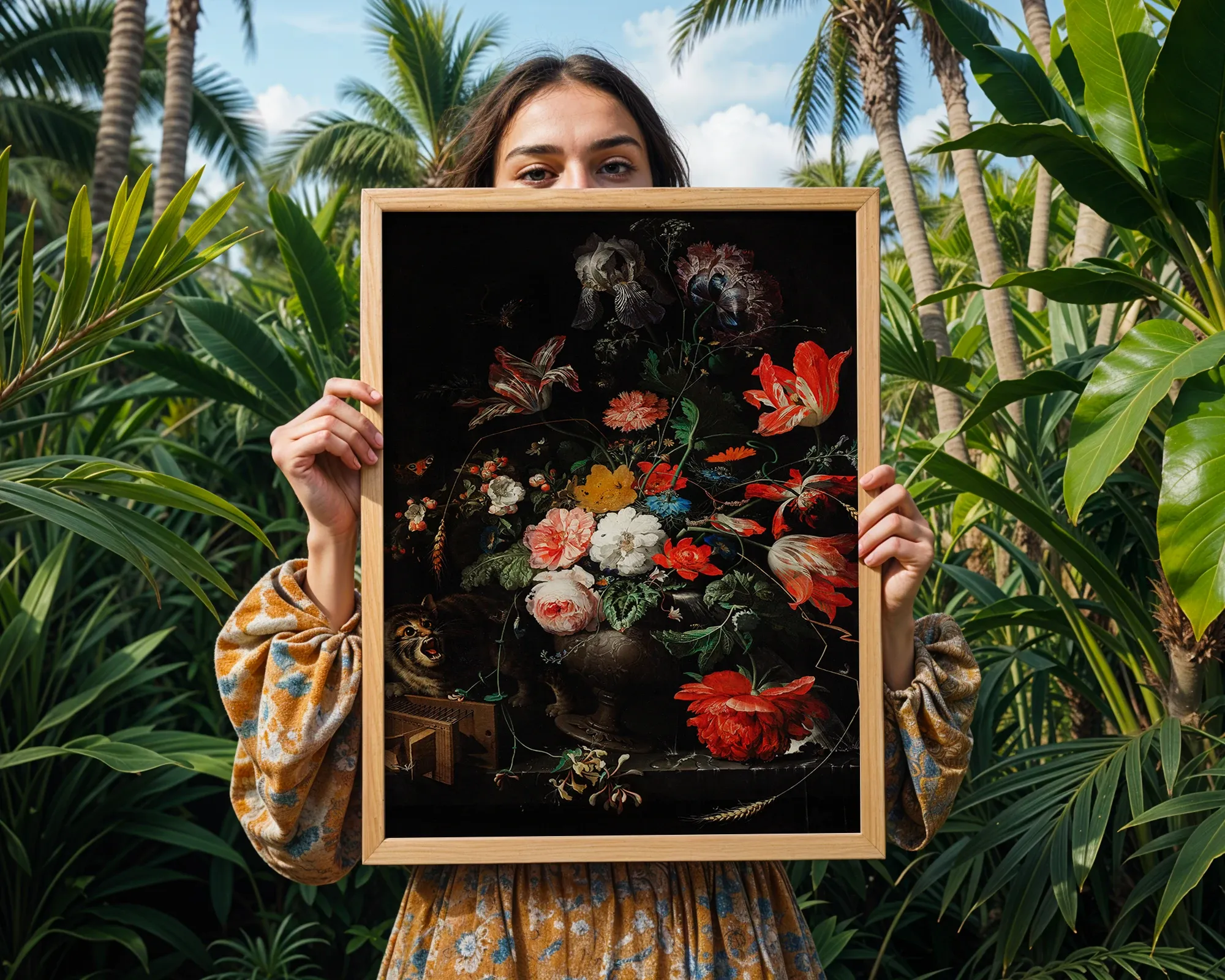 Still Life with Flowers and a Cat — room view 5