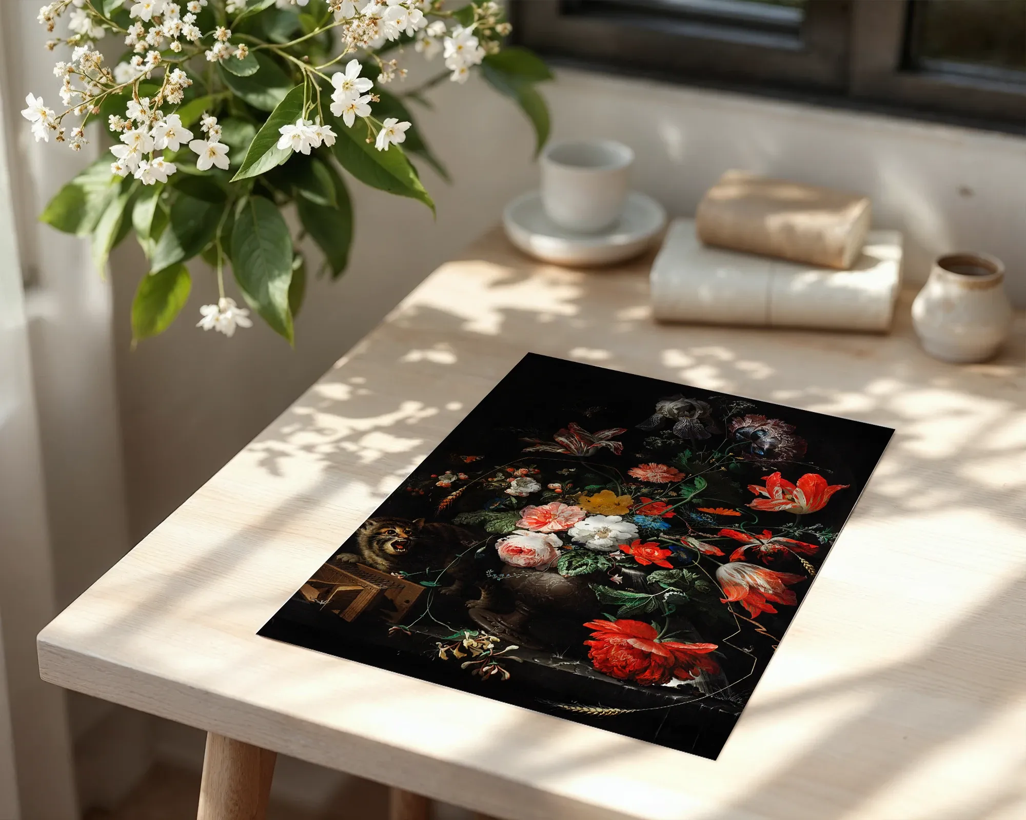 Still Life with Flowers and a Cat — room view 6