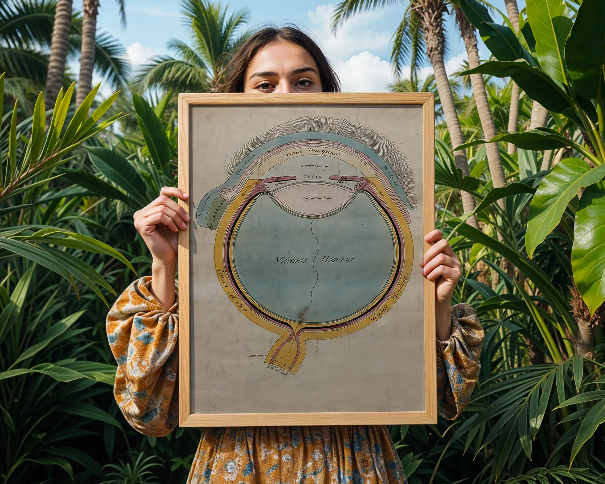 Anatomical Diagram of the Human Eye — room view 5