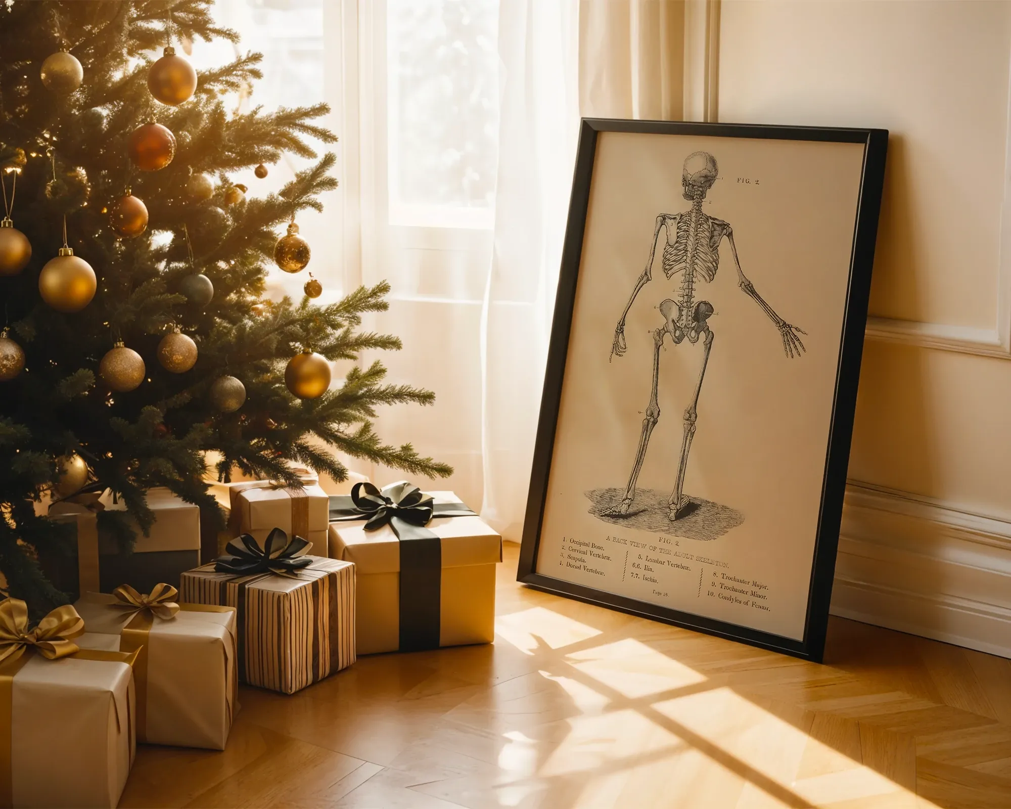 Back View of the Adult Skeleton — room view 2