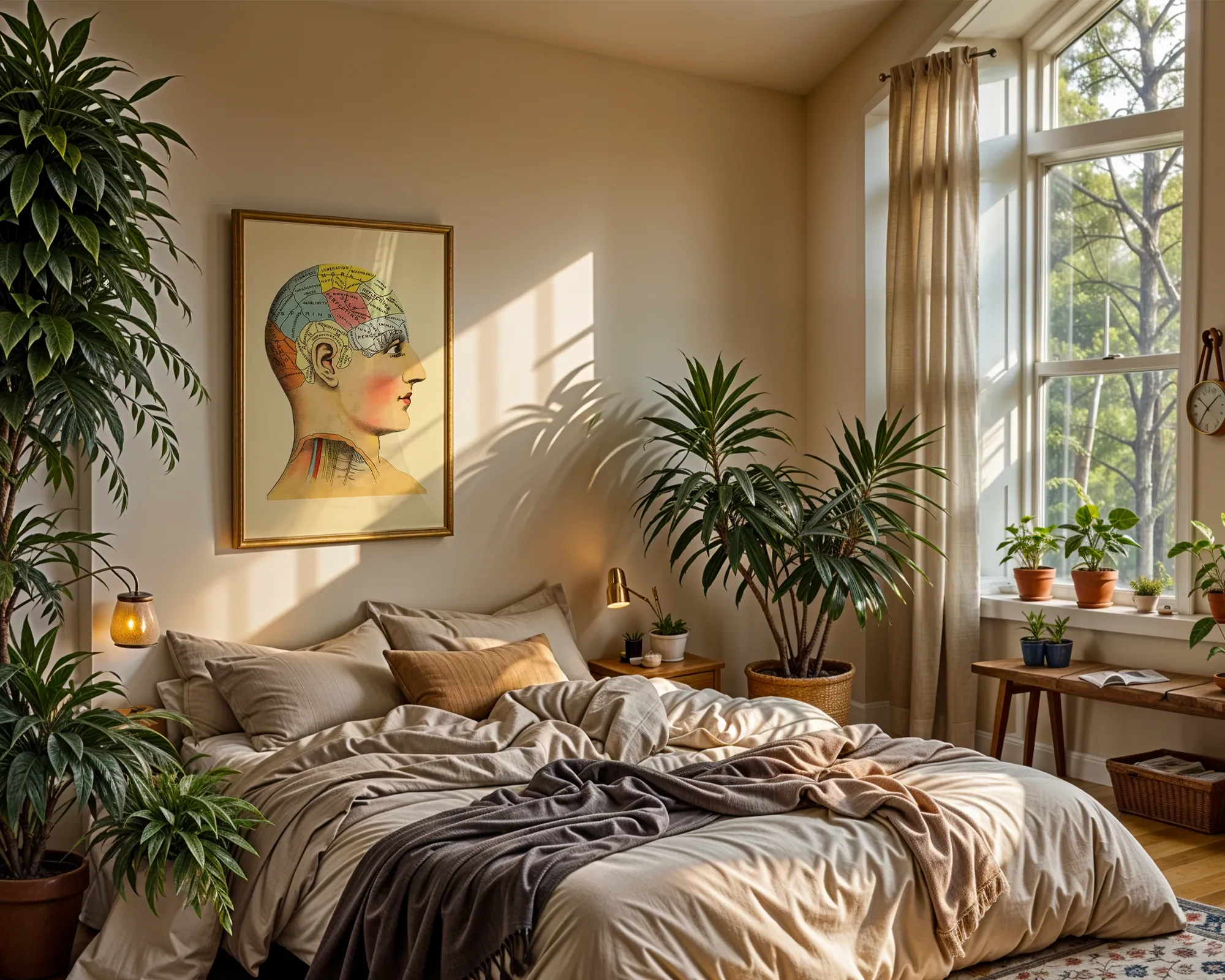 Phrenology Chart Profile — room view 4