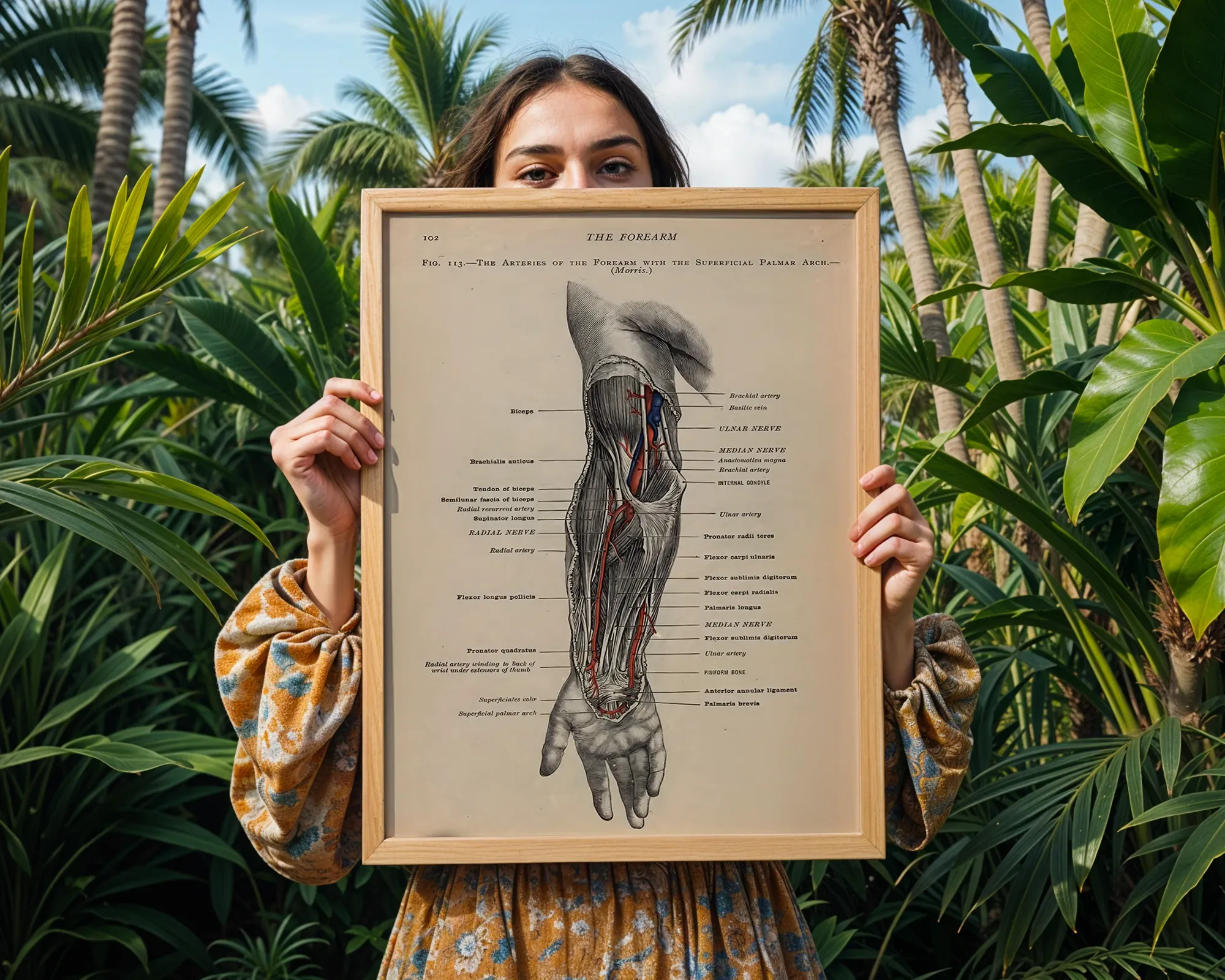 The Arteries of the Forearm with the Superficial Palmar Arch — room view 5