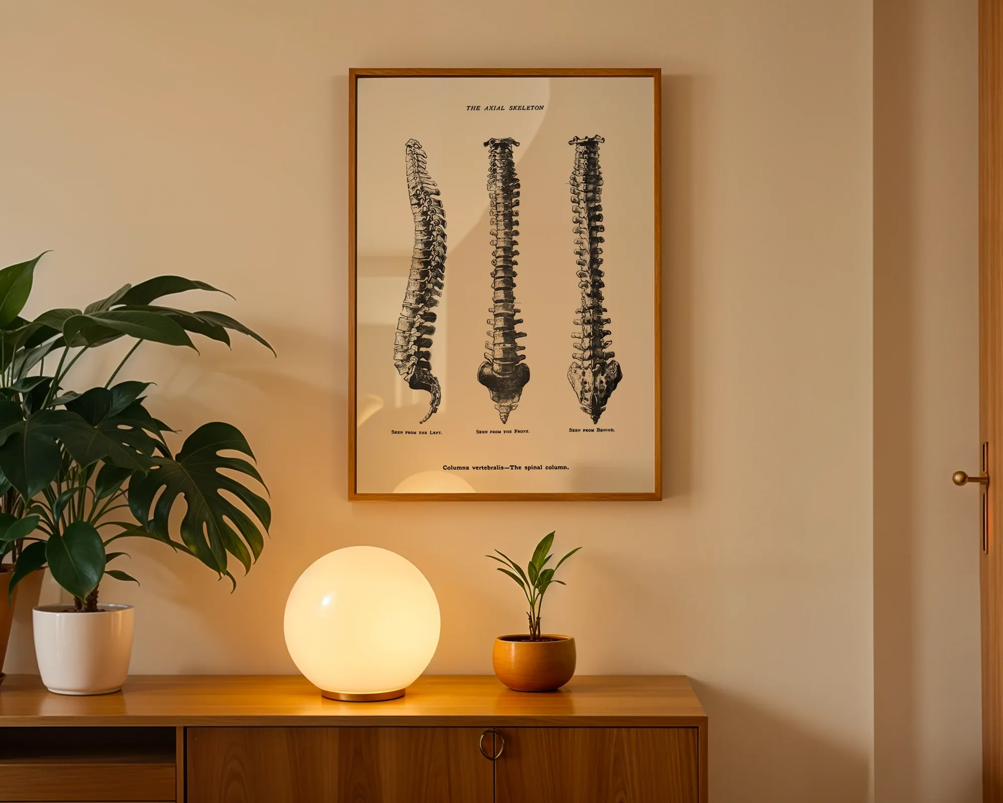 The Axial Skeleton: Spinal Column — room view 3