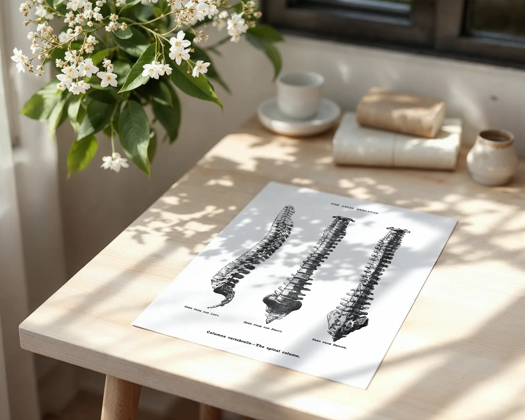 The Axial Skeleton: Spinal Column — room view 6