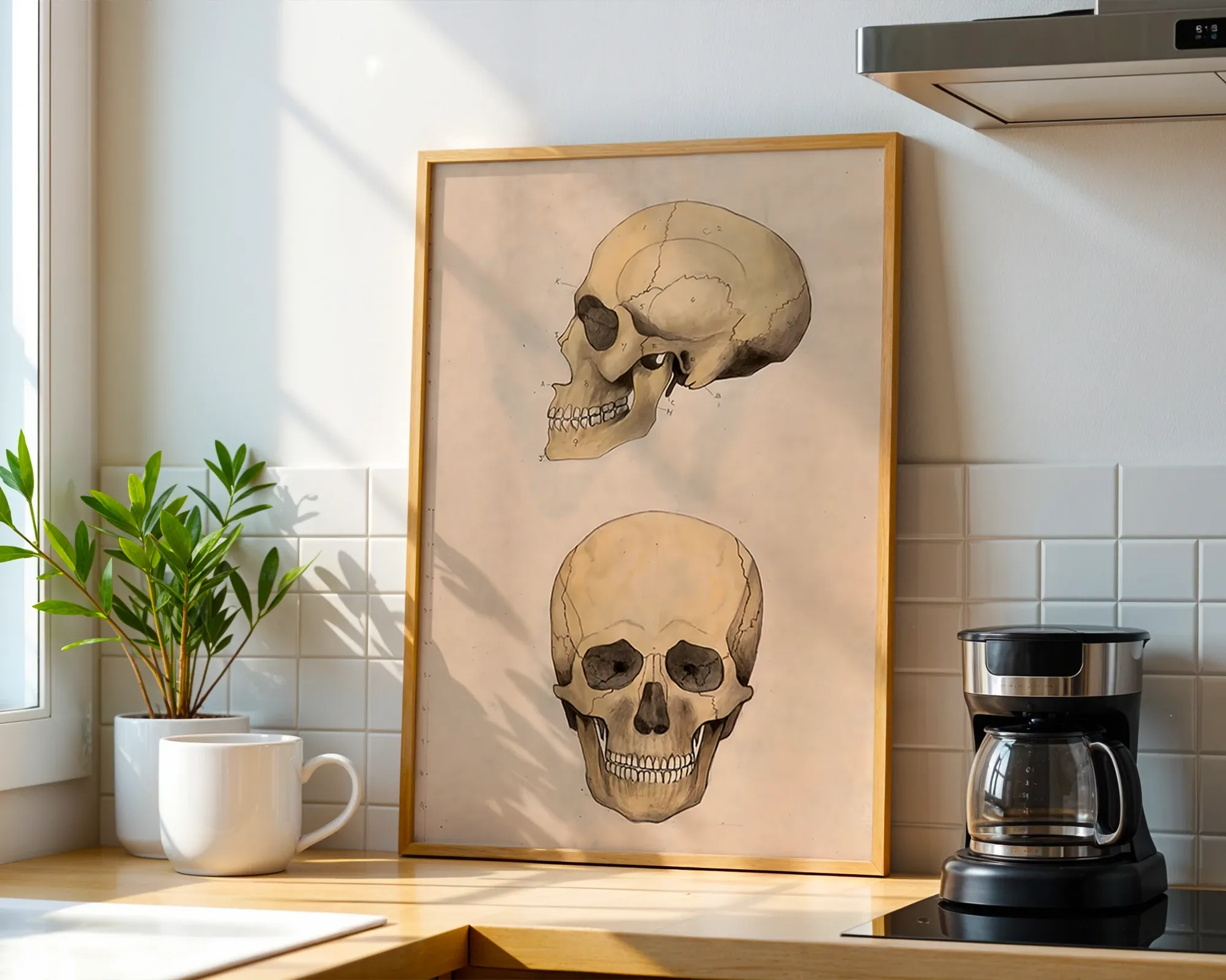 Human Skull Anatomical Study — room view 1