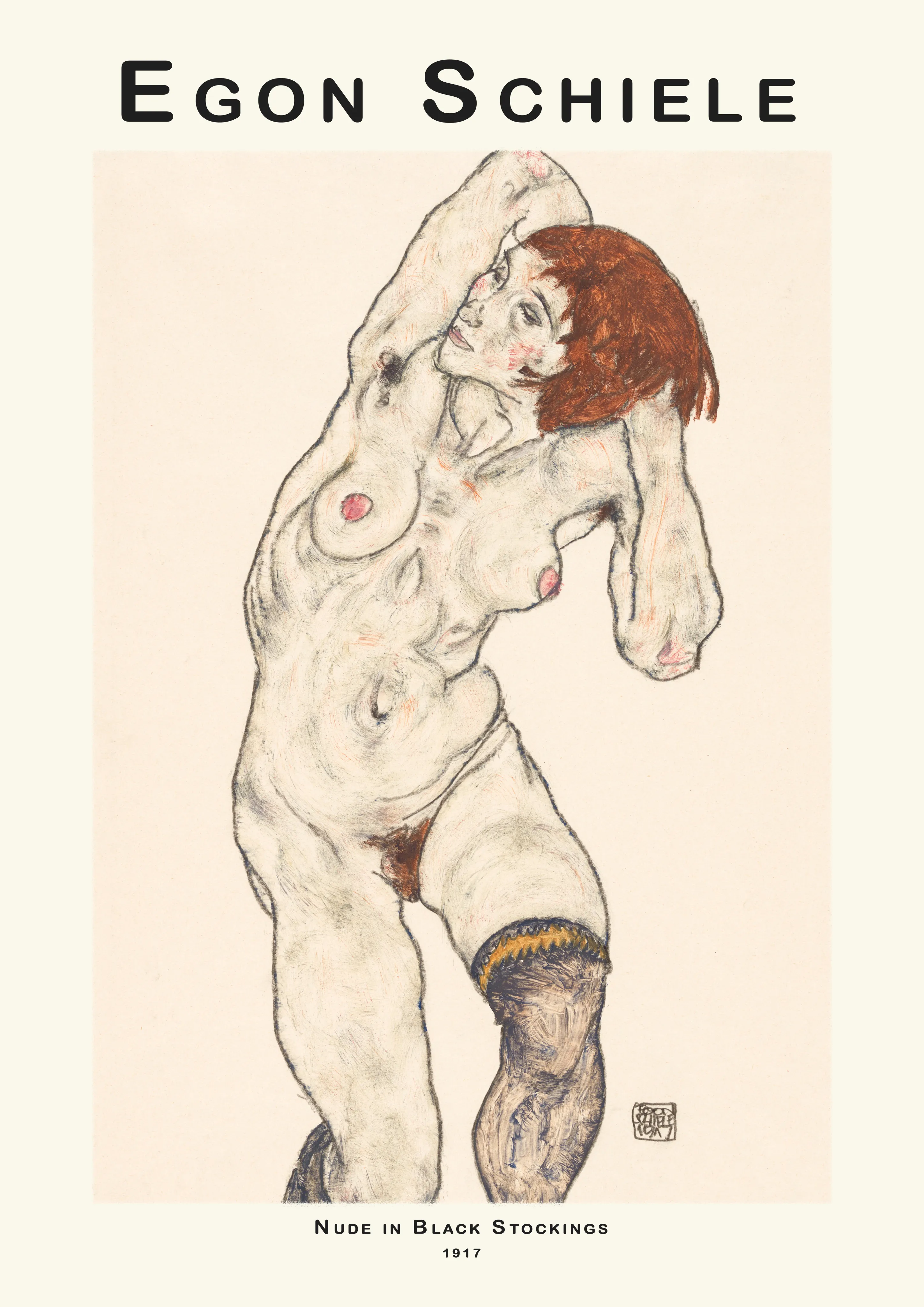 Nude in Black Stockings — Poster edition