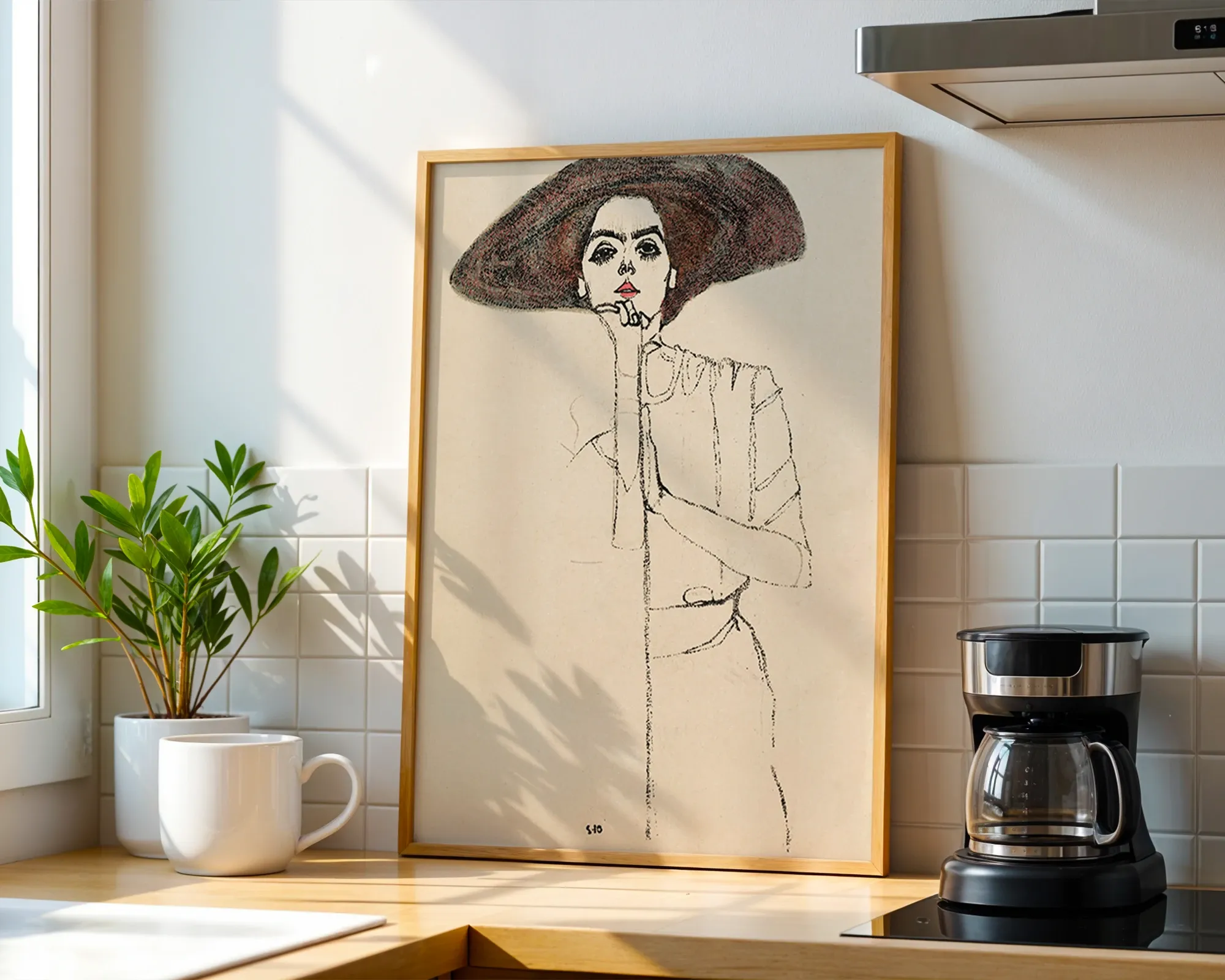 Portrait of a Woman — Print edition, room view 1