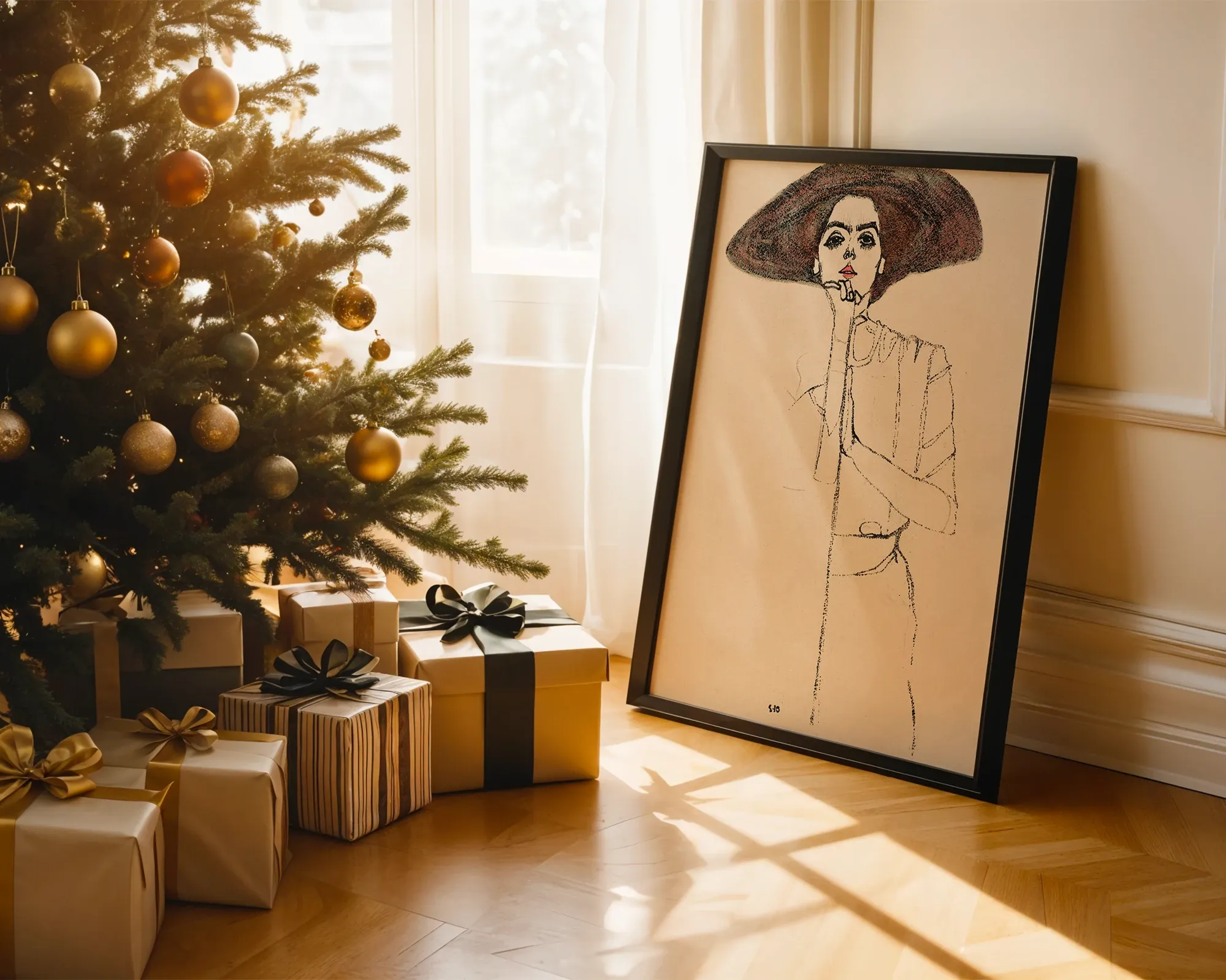 Portrait of a Woman — Print edition, room view 2