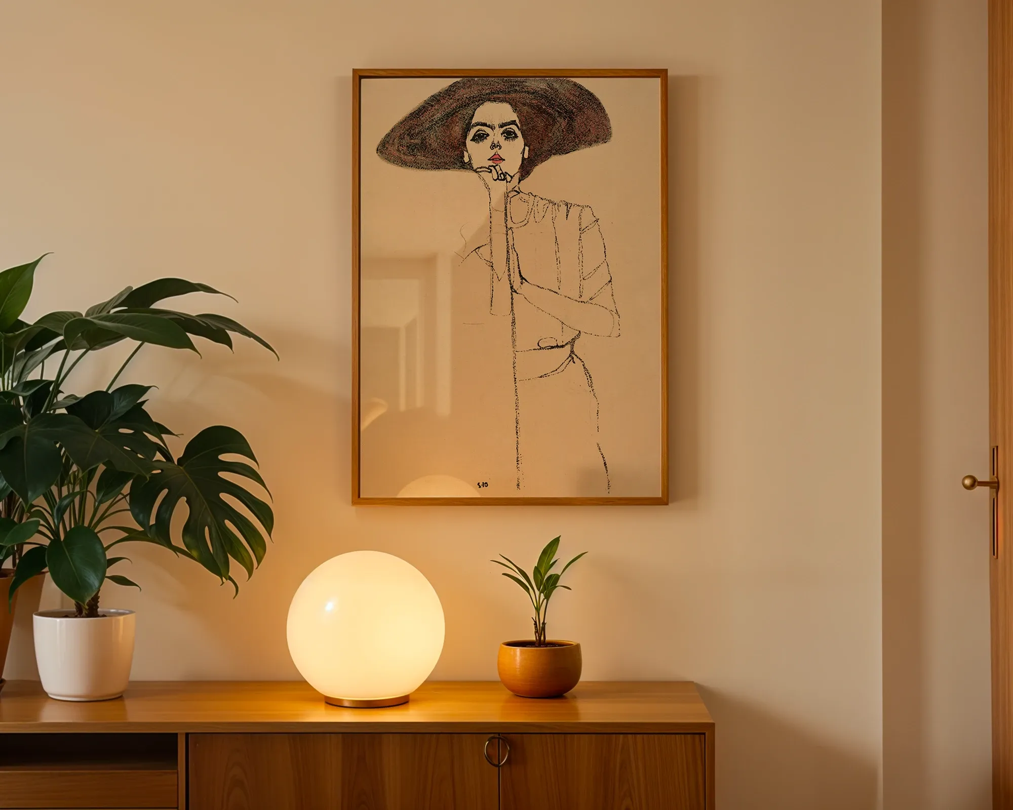 Portrait of a Woman — Print edition, room view 3