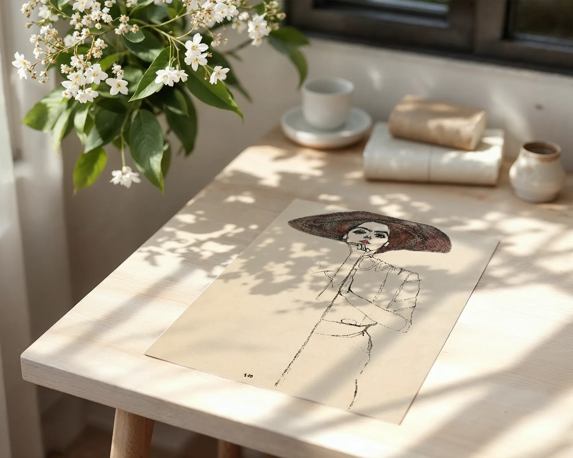 Portrait of a Woman — Print edition, room view 6