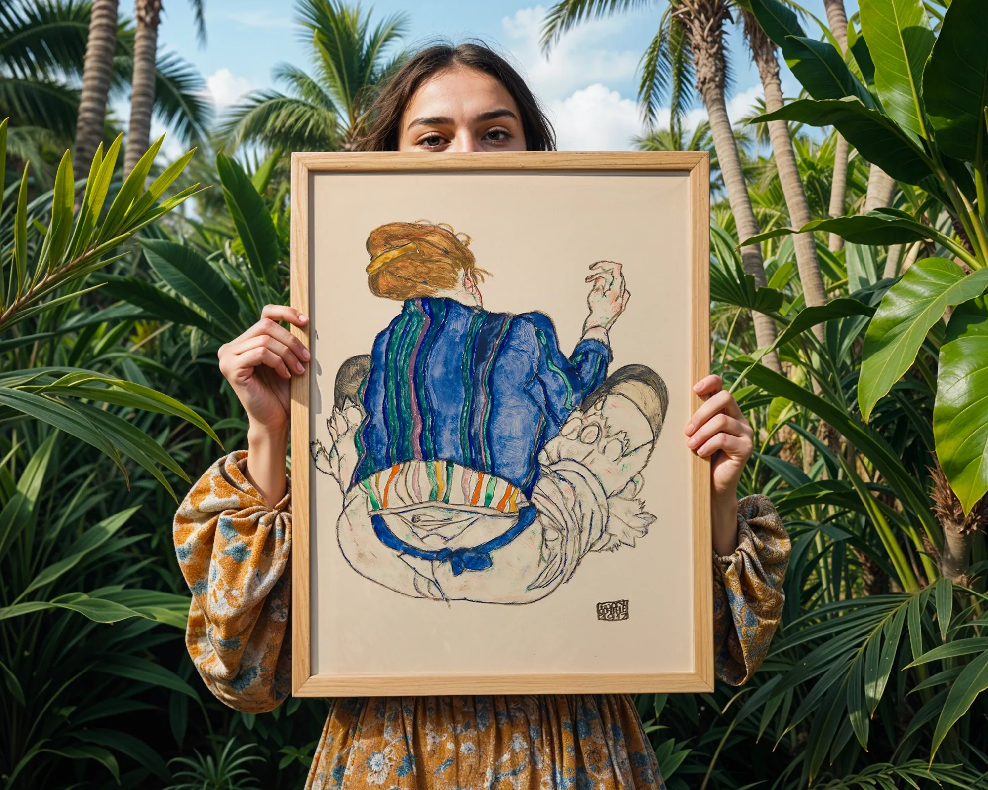 Seated Woman, Back View — Print edition, room view 5