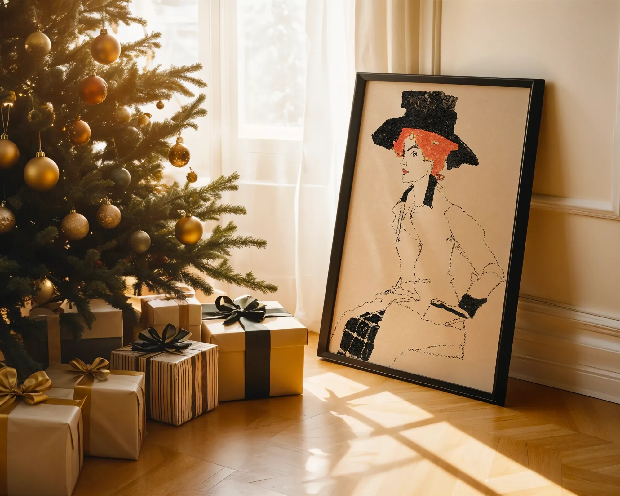 Portrait of a Woman — Print edition, room view 2