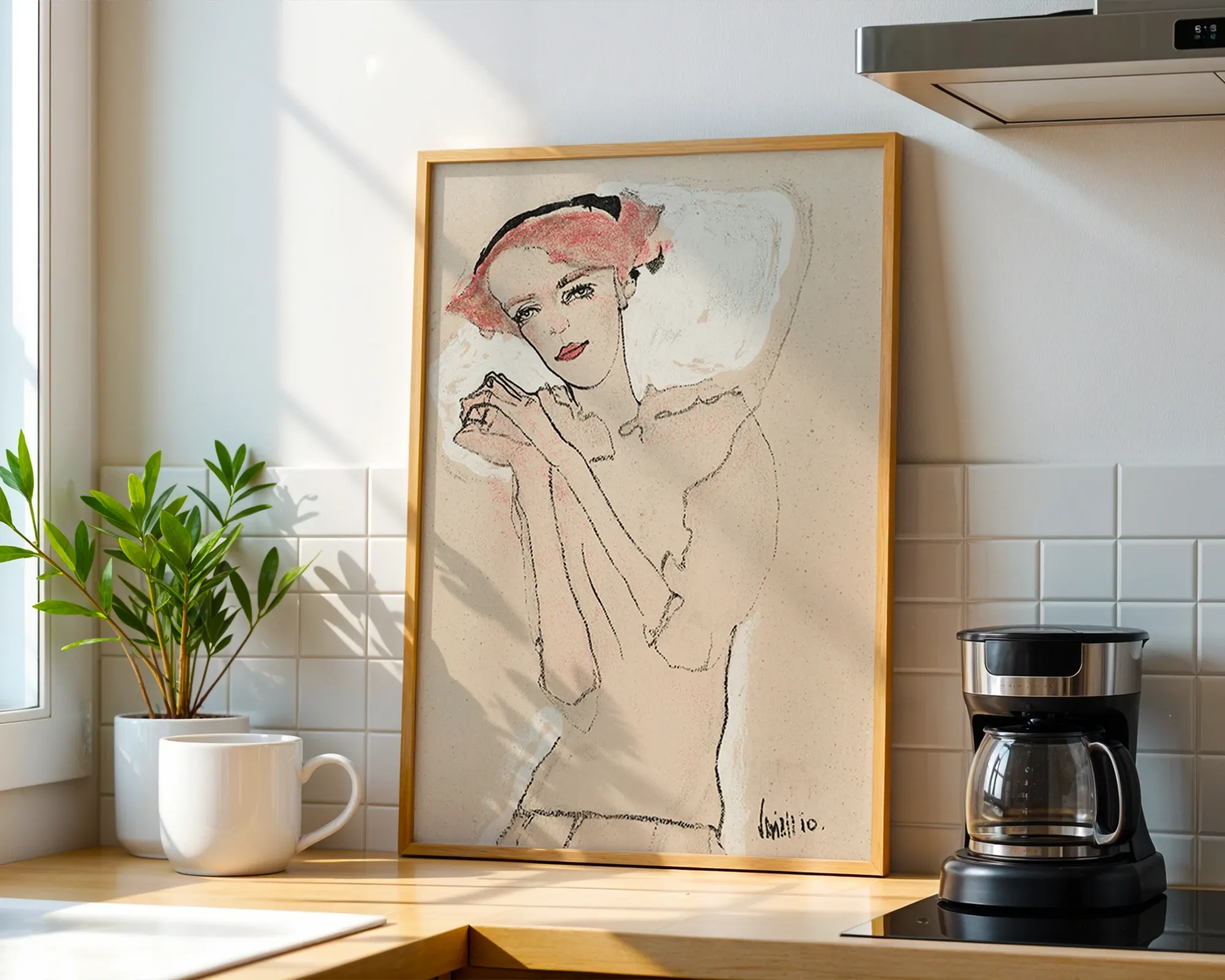 Portrait of a Woman — Print edition, room view 1