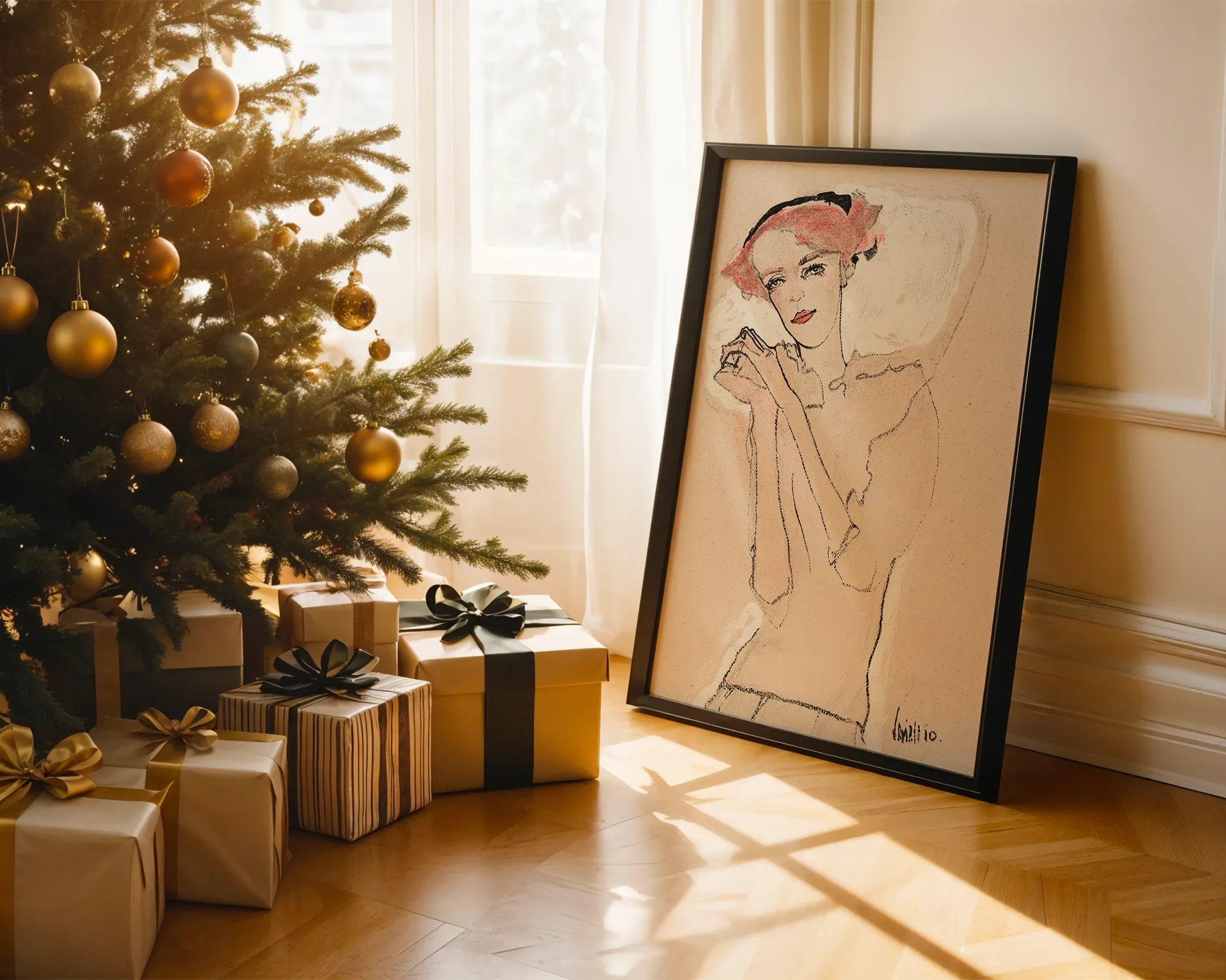 Portrait of a Woman — Print edition, room view 2