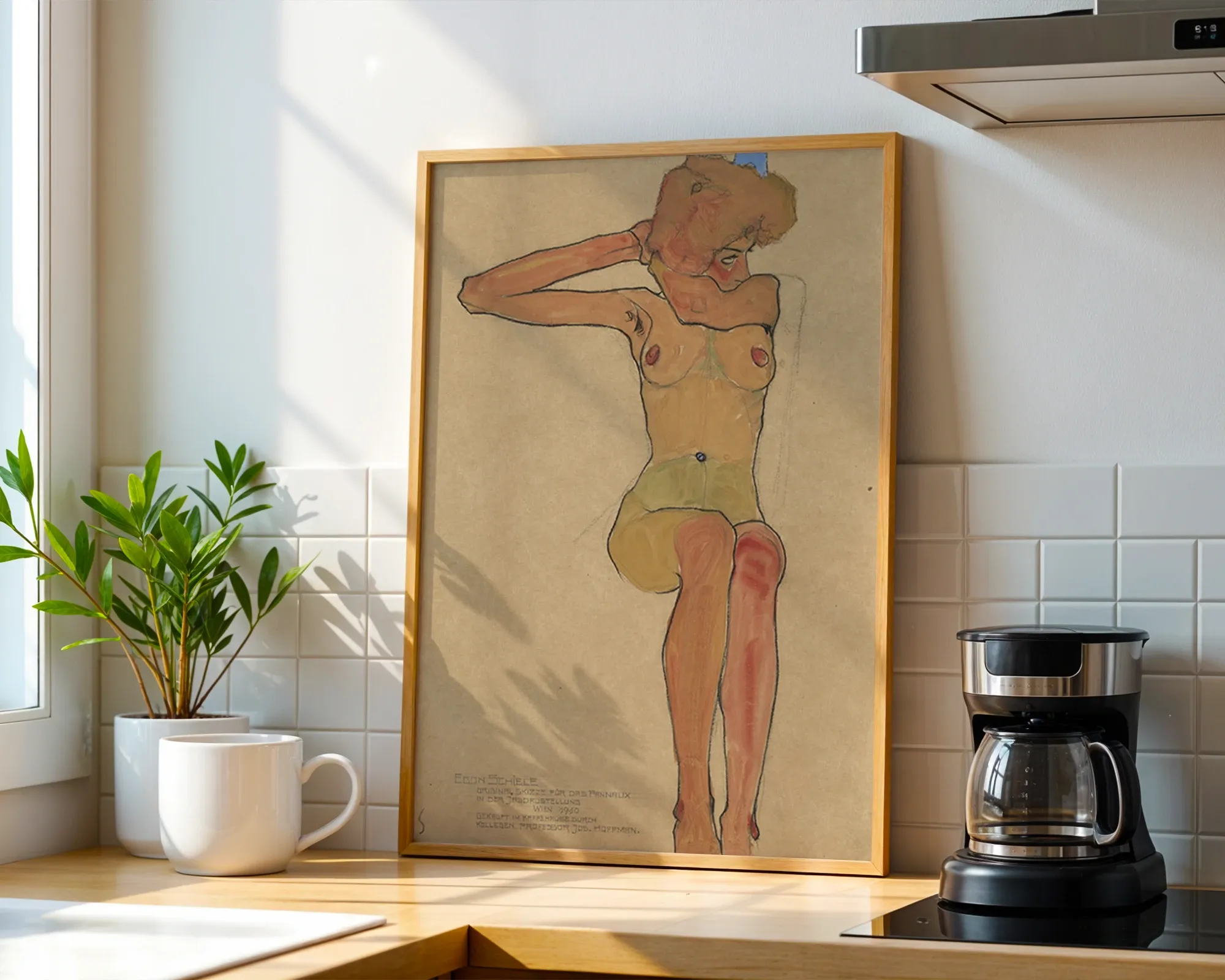 Mädchenakt (Gertrude) — Print edition, room view 1
