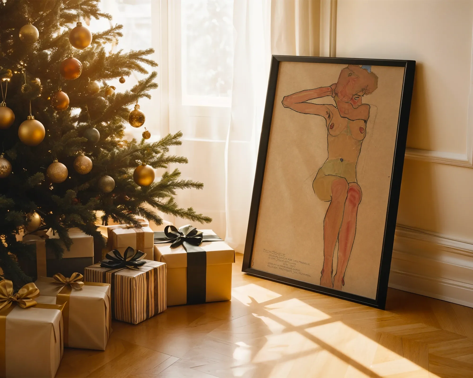Mädchenakt (Gertrude) — Print edition, room view 2