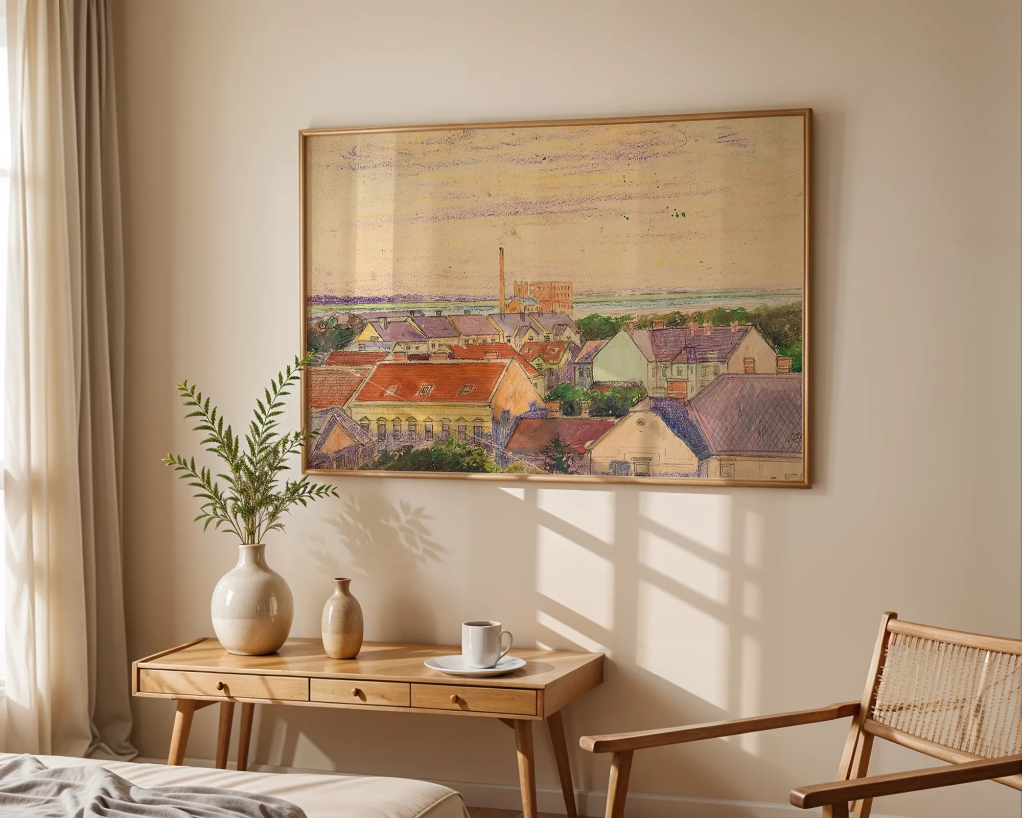 Stadtansicht — Print edition, room view 1