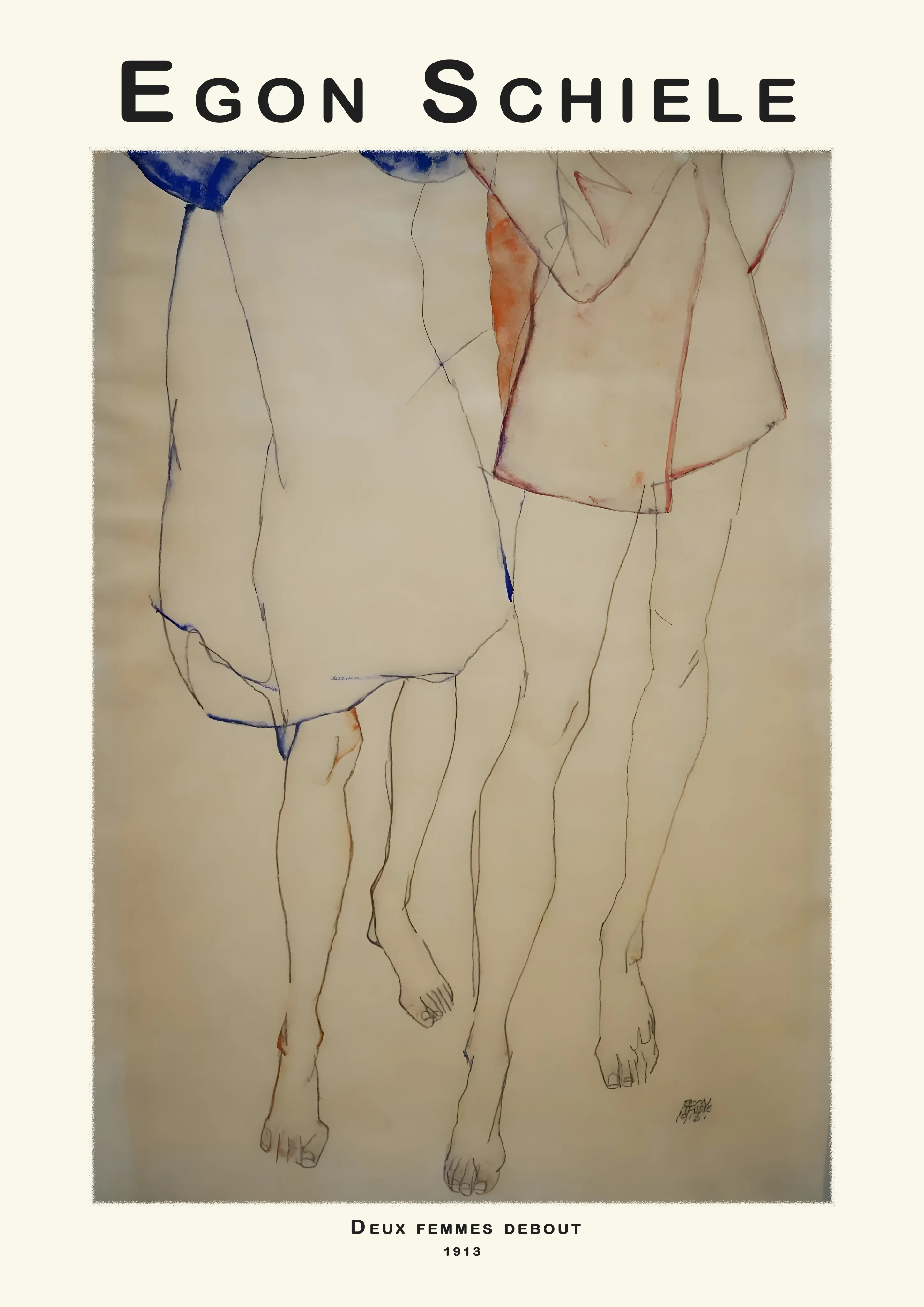 Deux Femmes Debout — Poster edition