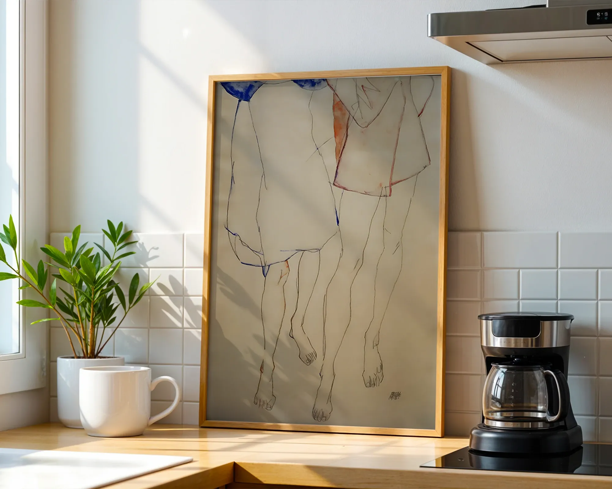 Deux Femmes Debout — Print edition, room view 1