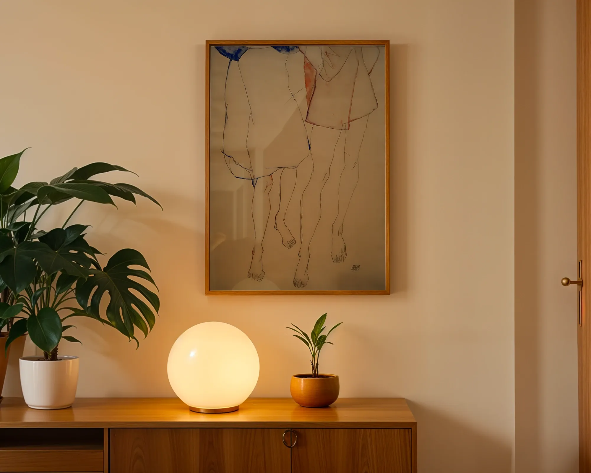 Deux Femmes Debout — Print edition, room view 3