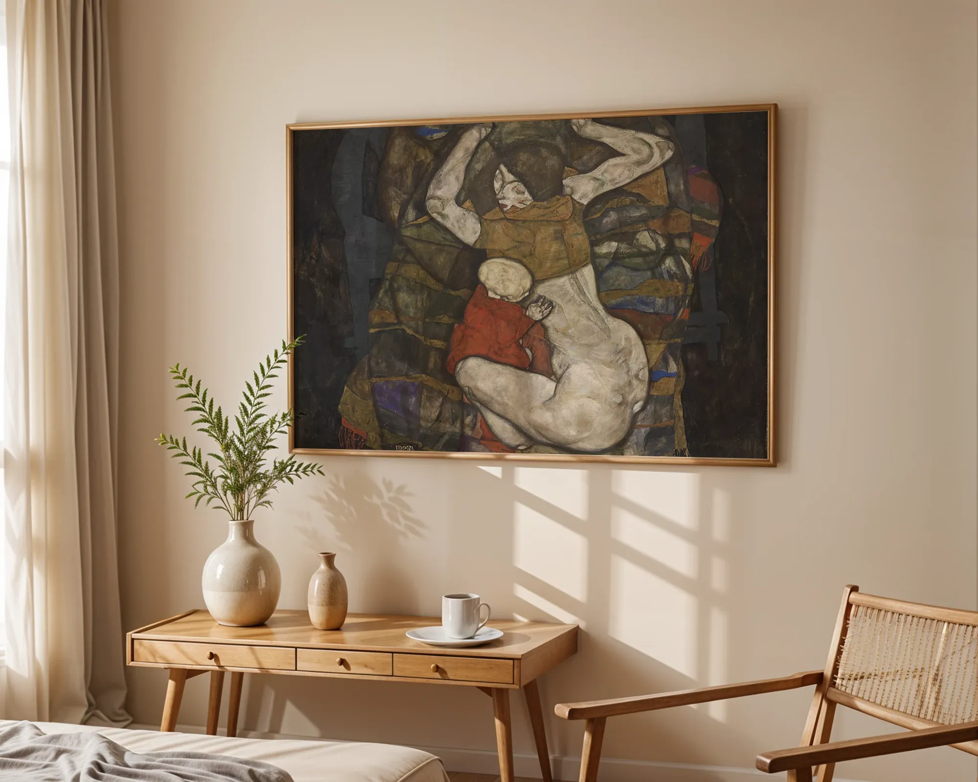 Junge Mutter — Print edition, room view 1